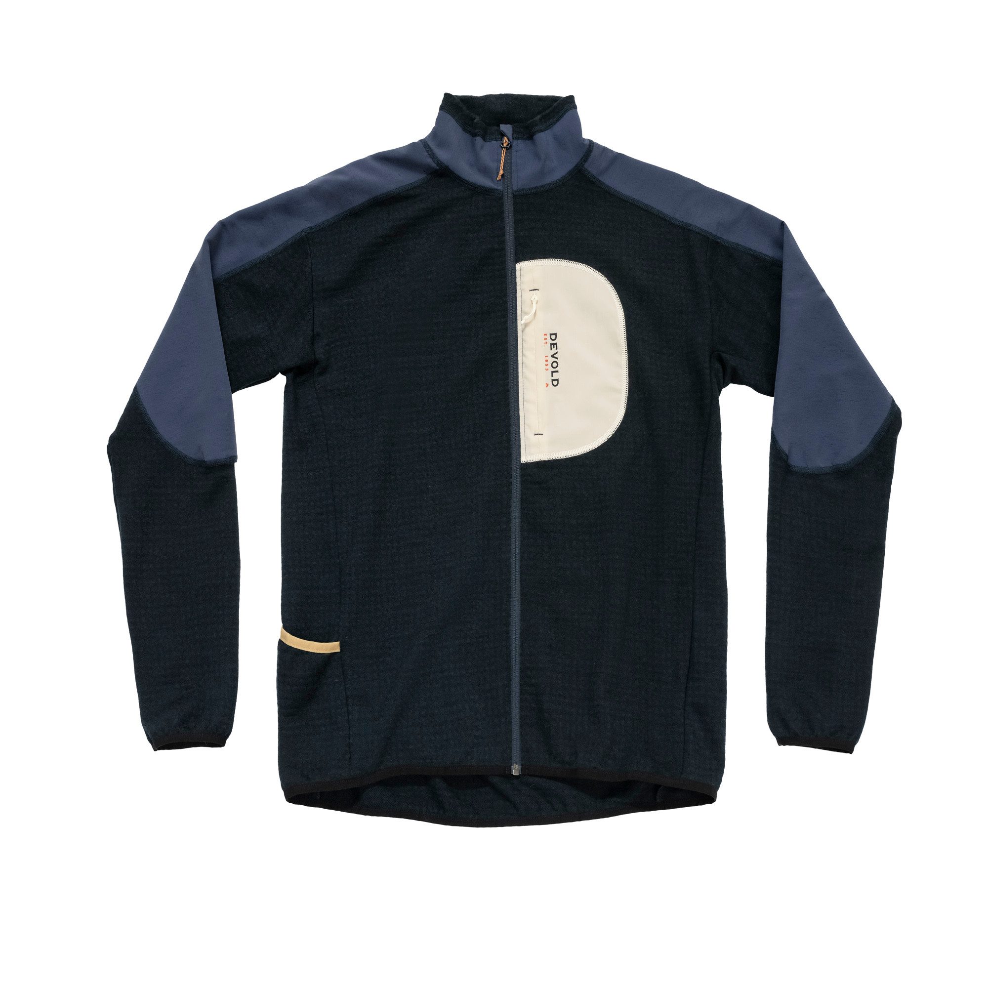 Devold Funktionsjacke ADVENTURE JACKET Damen Merino Unterjacke schwarz/blau