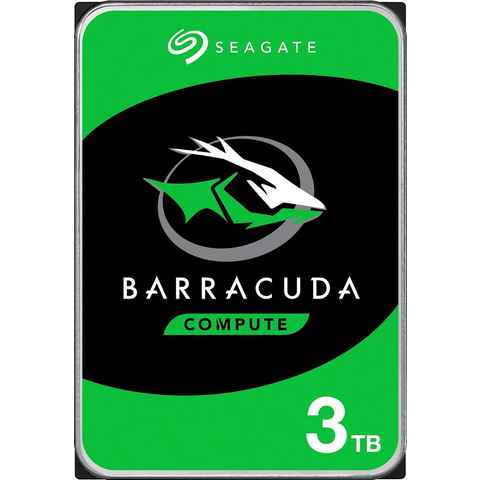 Seagate BarraCuda interne HDD-Festplatte (3 TB) 3,5" 210 MB/S Lesegeschwindigkeit, Bulk