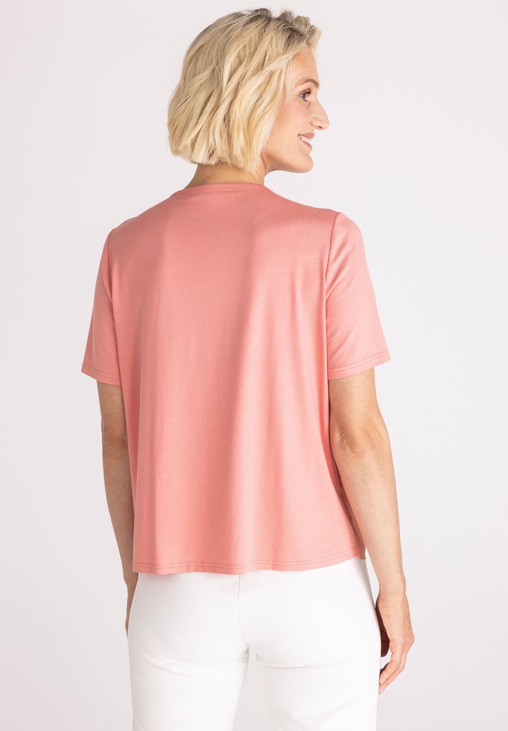 FRANK WALDER Blusenshirt mit Mittelnaht-Detail