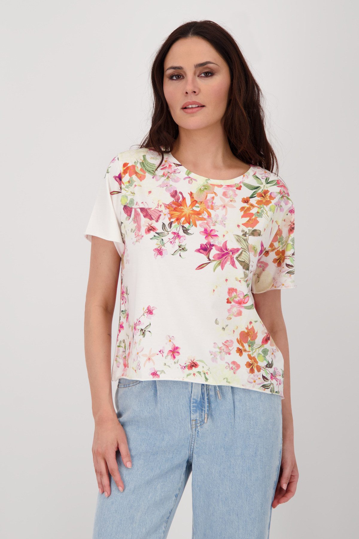 T-Shirt Shirt Blumenverlauf allov.