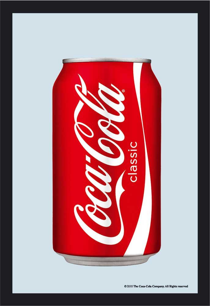 Dekospiegel Bedruckter Spiegel Coca Cola Dose günstig online kaufen