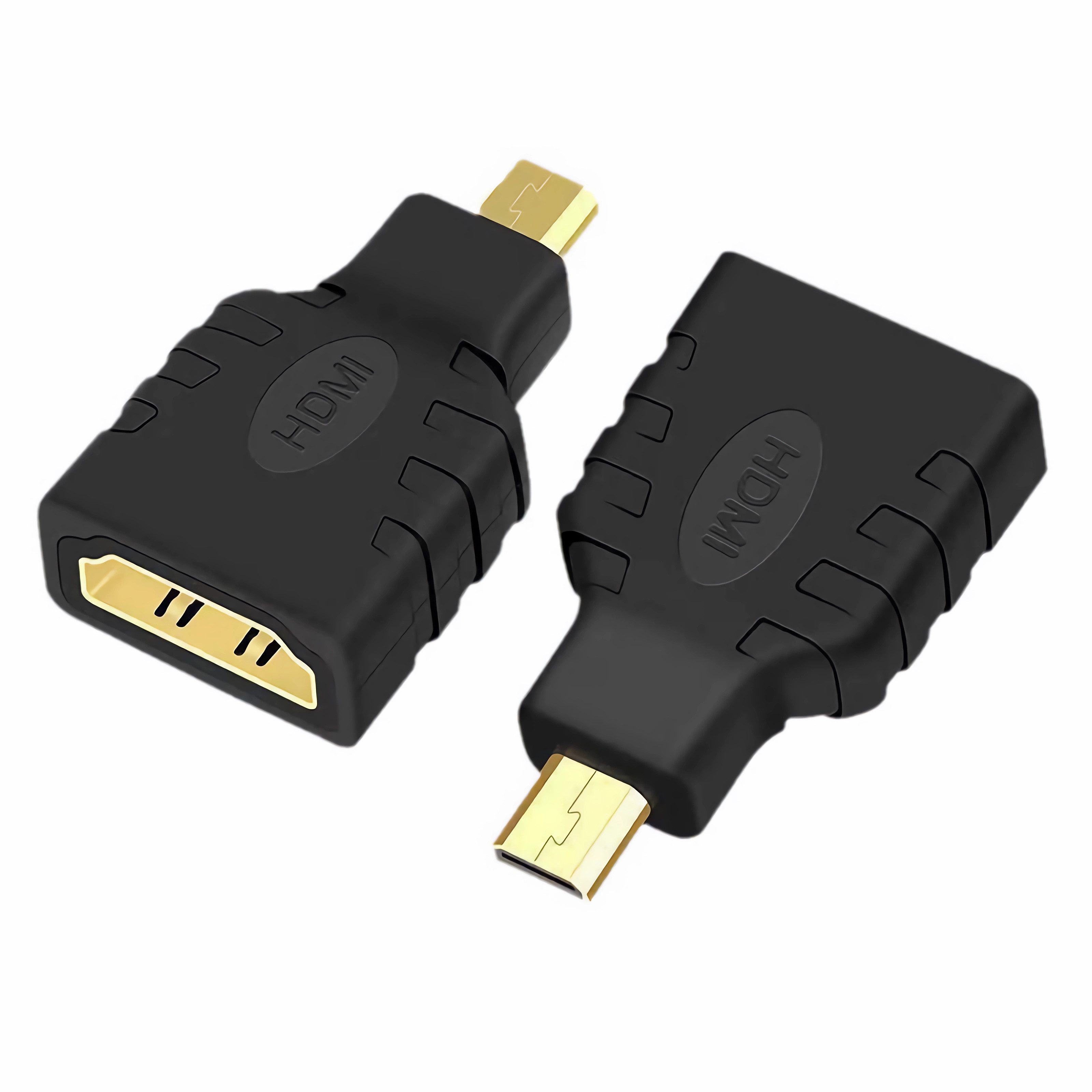 Bolwins B88 Micro HDMI Adapter Micro HDMI auf HDMI Buchse Kabel Audio Video TV HDMI-Adapter Micro HDMI zu HDMI, 0 cm, Verbindung von Micro-HDMI-Geräten mit HDMI-TV oder Monitor