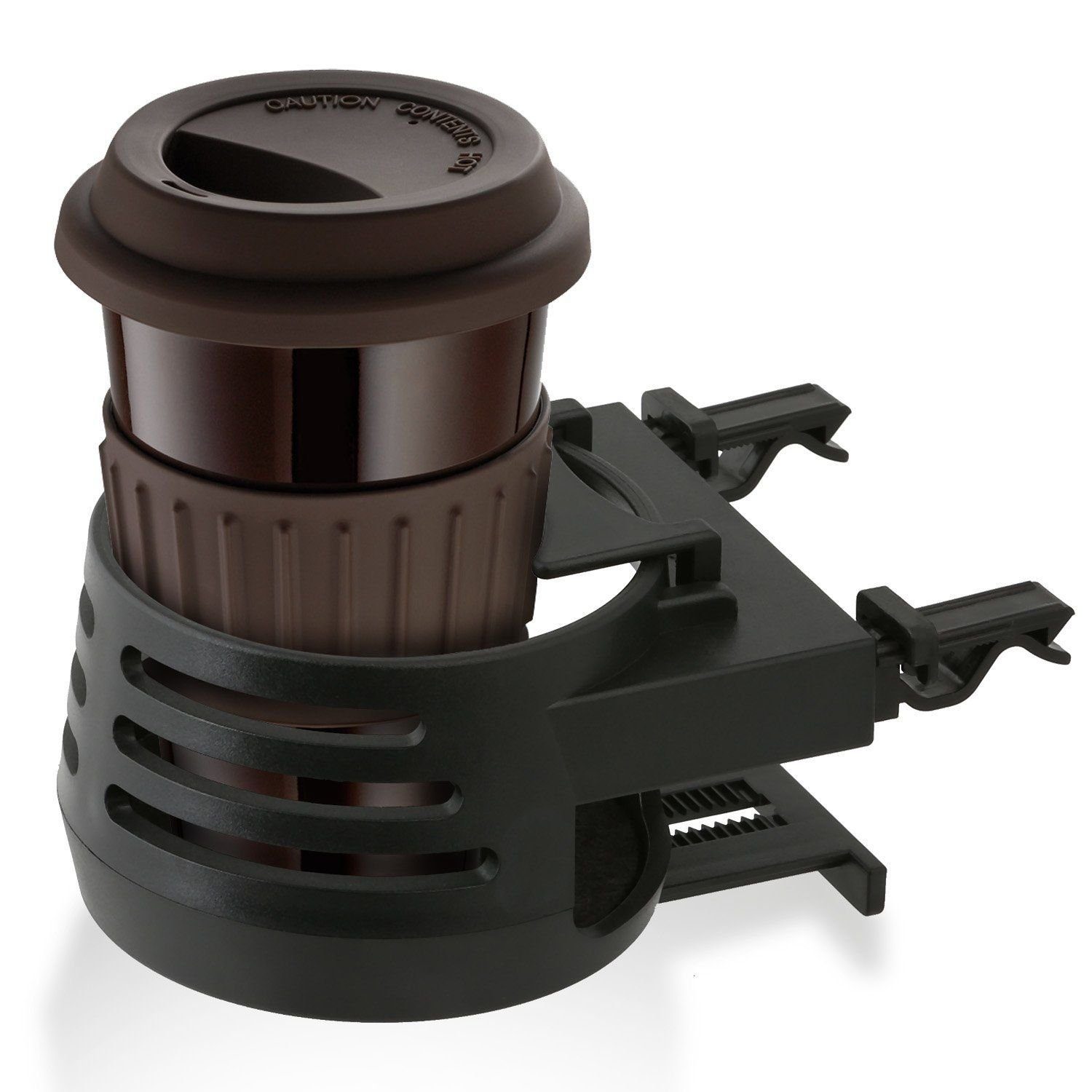 Wicked Chili Halterung 2X KFZ Getränkehalter für Lüftung (Durchmesser 53-70 mm), (1er Set)