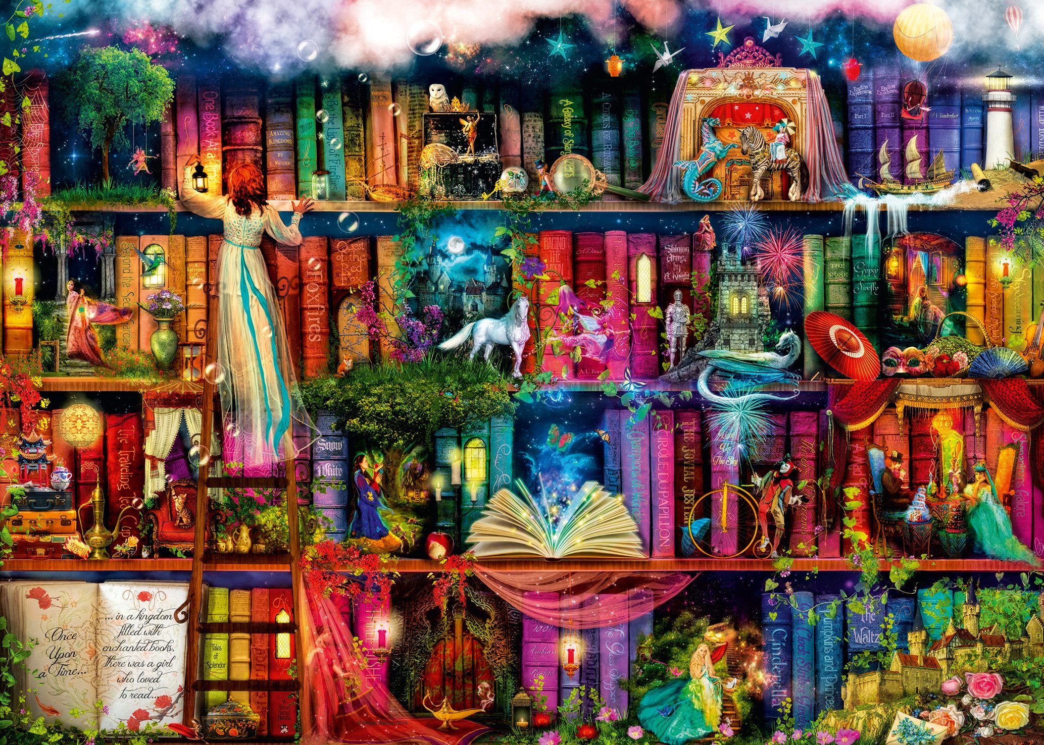 Ravensburger Puzzle Magische Märchenstunde, 1000 Puzzleteile, günstig online kaufen