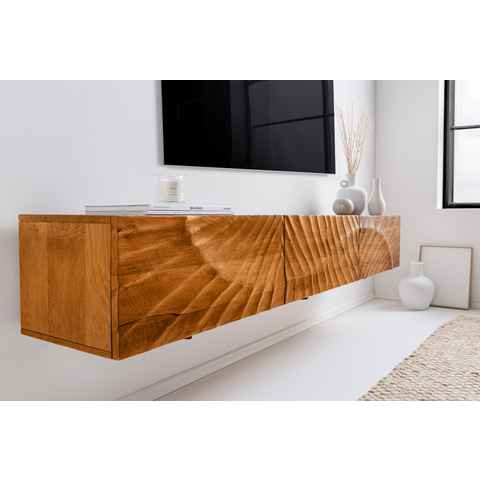 riess-ambiente TV-Bank SCORPION 160cm braun (Einzelartikel, 1 St), Wohnzimmer · Massivholz · Mango · mit Stauraum · Modern Design