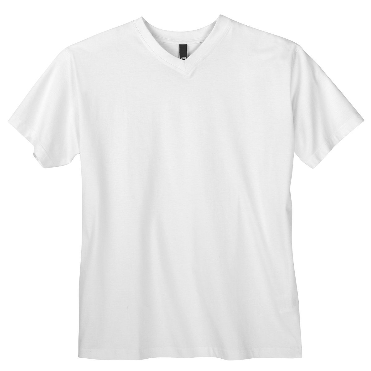 V-Shirt Dave's V-Neck Basic T-Shirt weiß Dave`s von Übergrößen