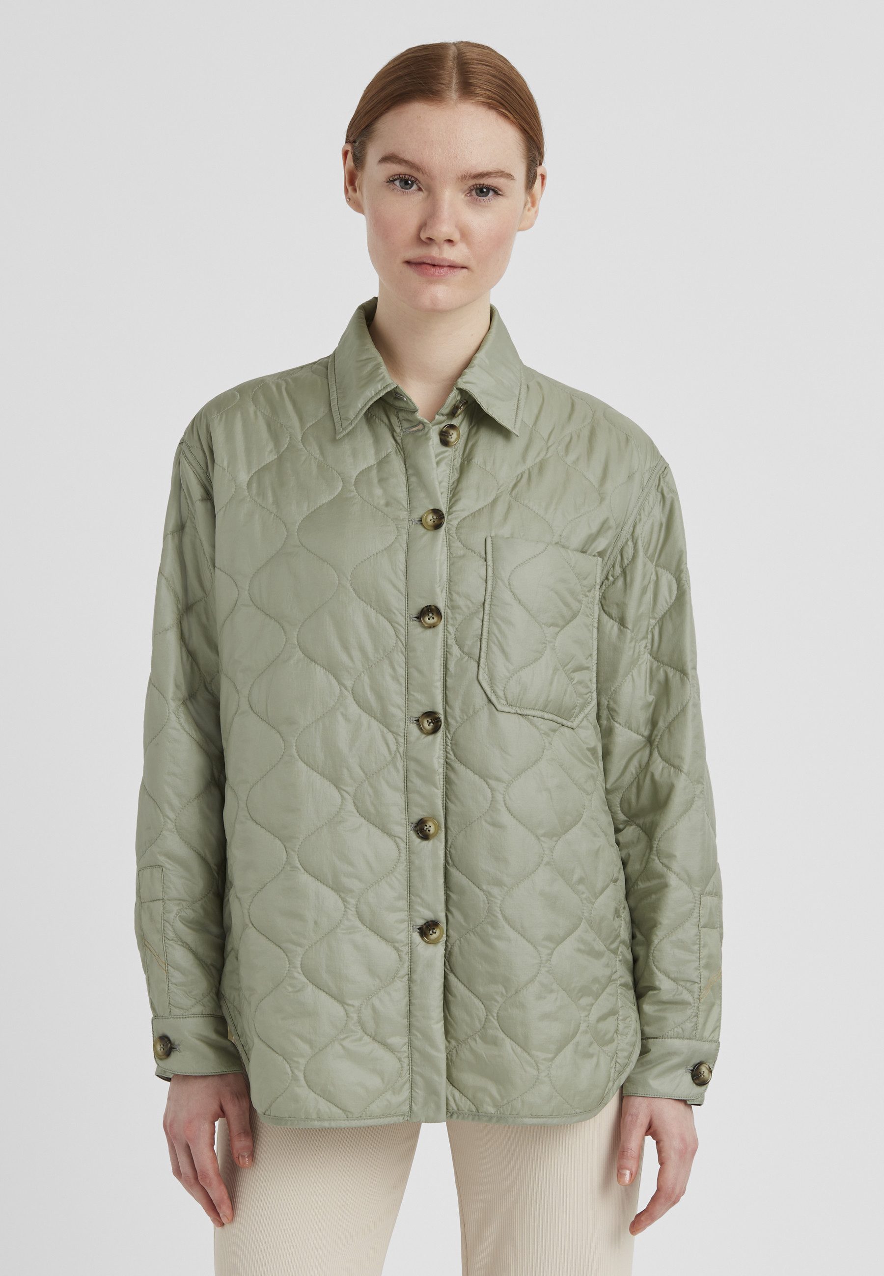 Milestone Steppjacke MSMamba Damen Übergangsjacke Jacke gesteppt lockere Passform