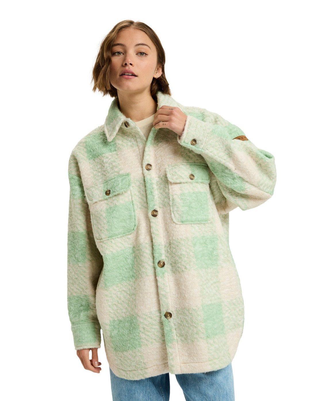 Roxy Fleecejacke Over And Above günstig online kaufen
