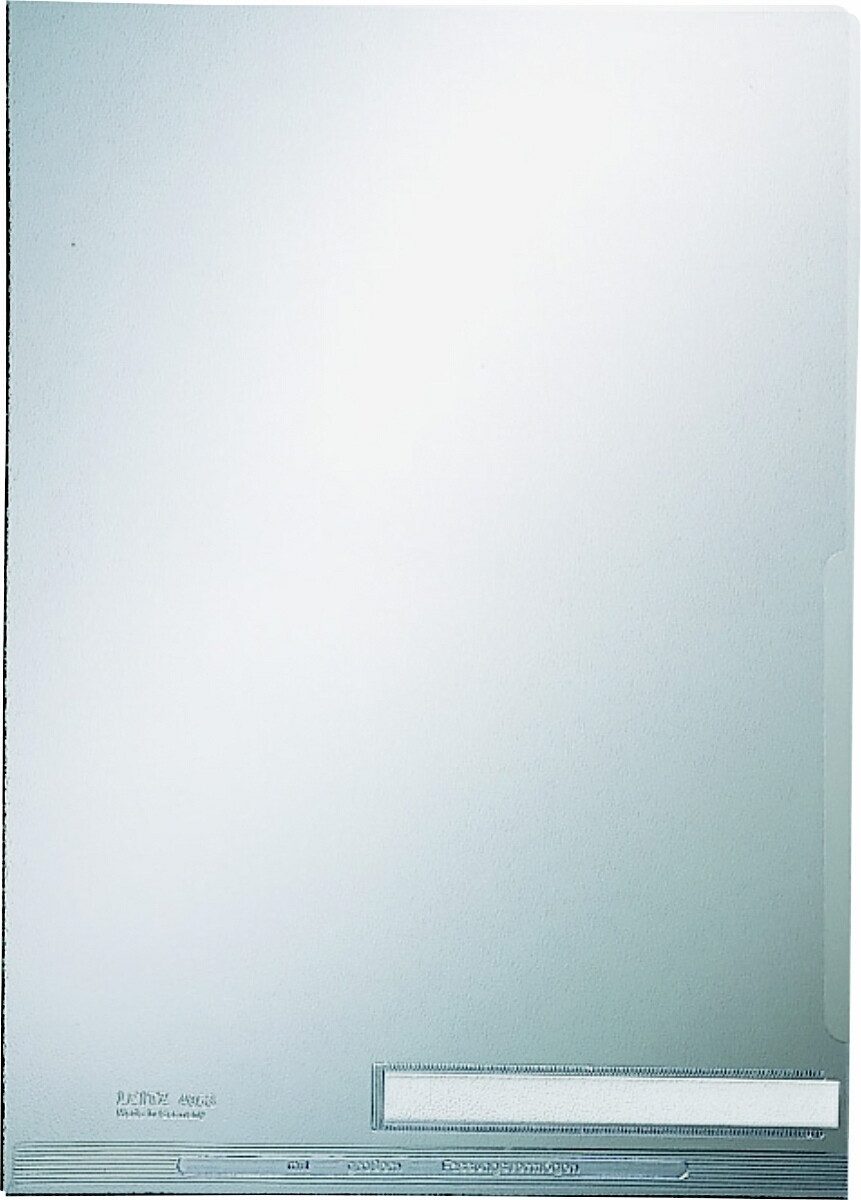 LEITZ Prospekthülle Sichthülle A4 mit Fenster unten