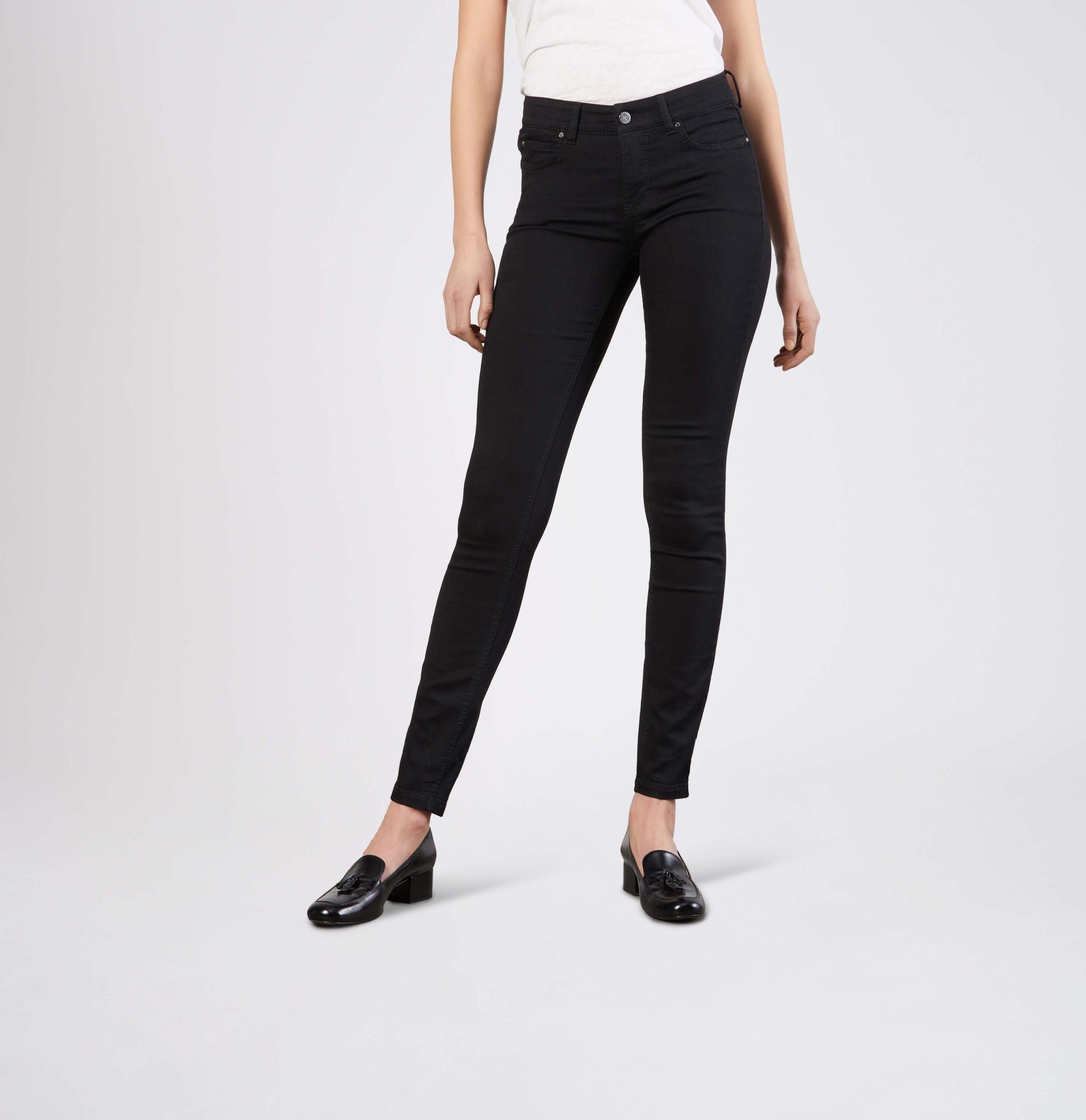 5-Pocket-Jeans MAC JEANS - DREAM SKINNY, Dream denim Schwarz