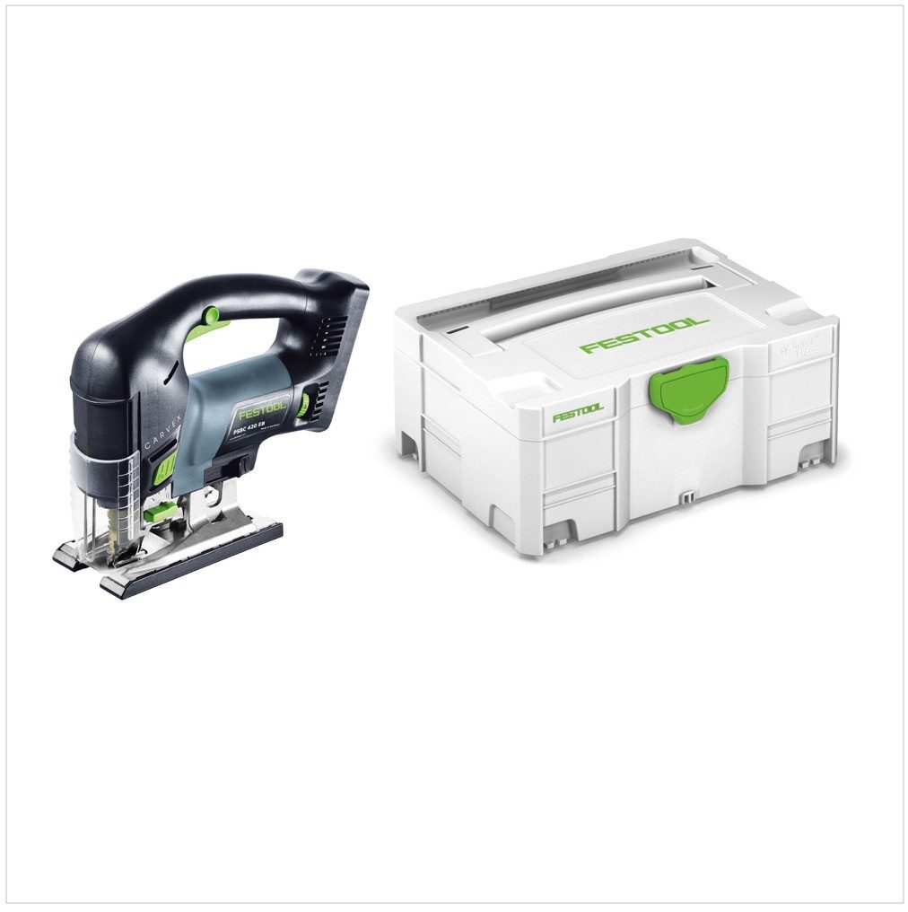 FESTOOL Akku-Stichsäge CARVEX PSBC 420 Li EB-Basic Akku Pendelstichsäge (201379) 18V 120mm