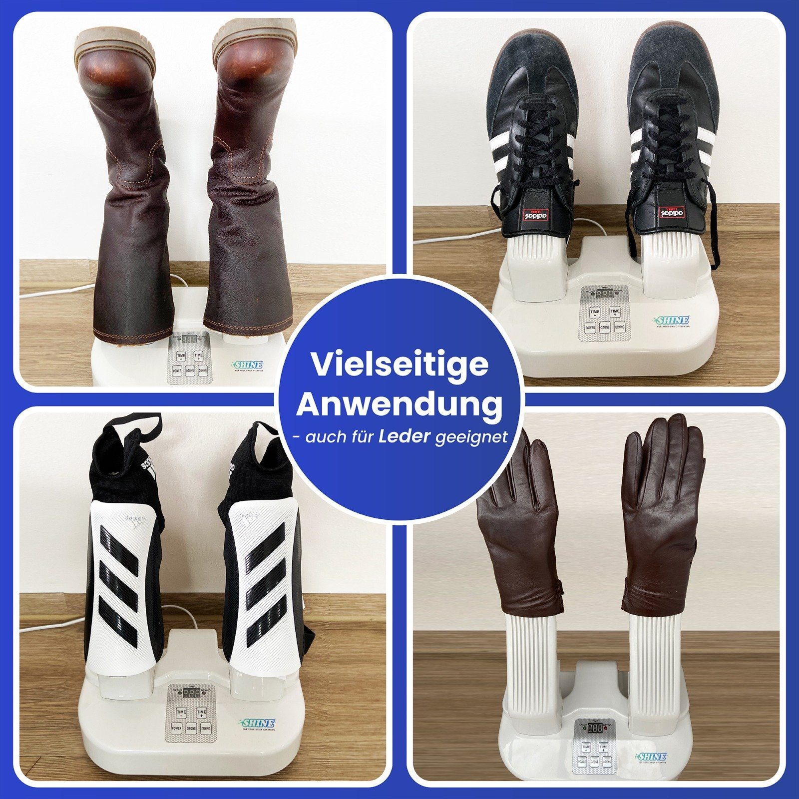 BoomDing Schuhtrockner BoomDing Frische Schuhe Zur in Desinfektion, 25 zu Pilze bekämpfen Minuten und Antibakteriell Gerüche, Bakterien OZON, hilft mit