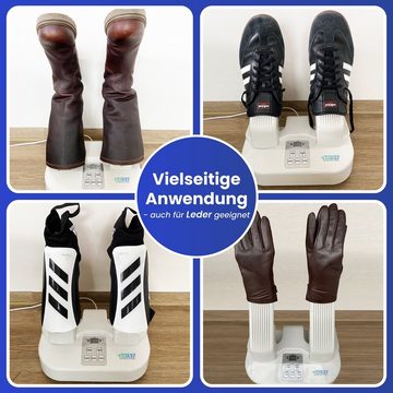 BoomDing Schuhtrockner BoomDing Frische Schuhe in 25 Minuten Antibakteriell mit OZON, Zur Desinfektion, hilft Gerüche, Pilze und Bakterien zu bekämpfen