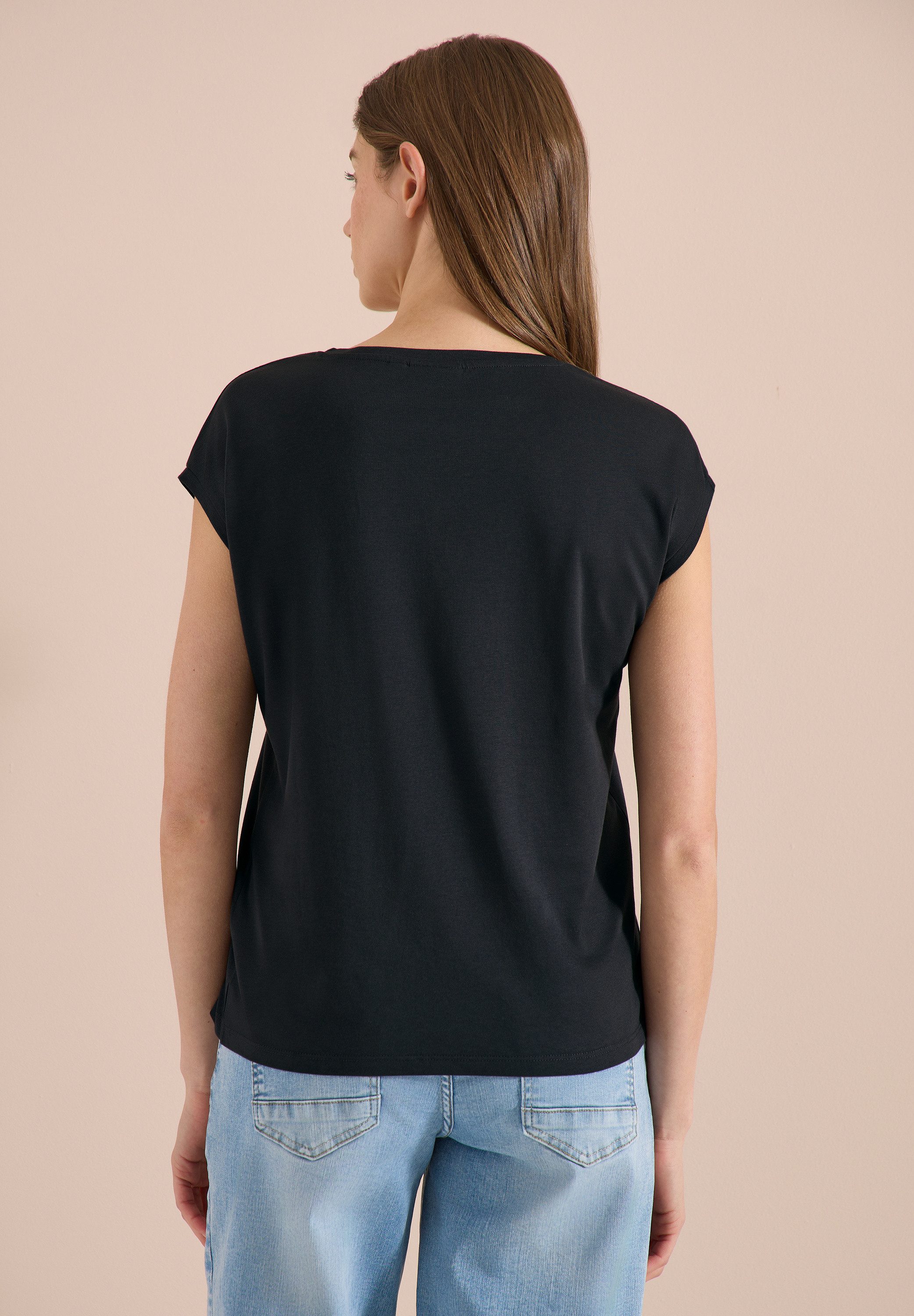 CECIL V-Shirt mit femininem V-Ausschnitt – Bild 2 von 5