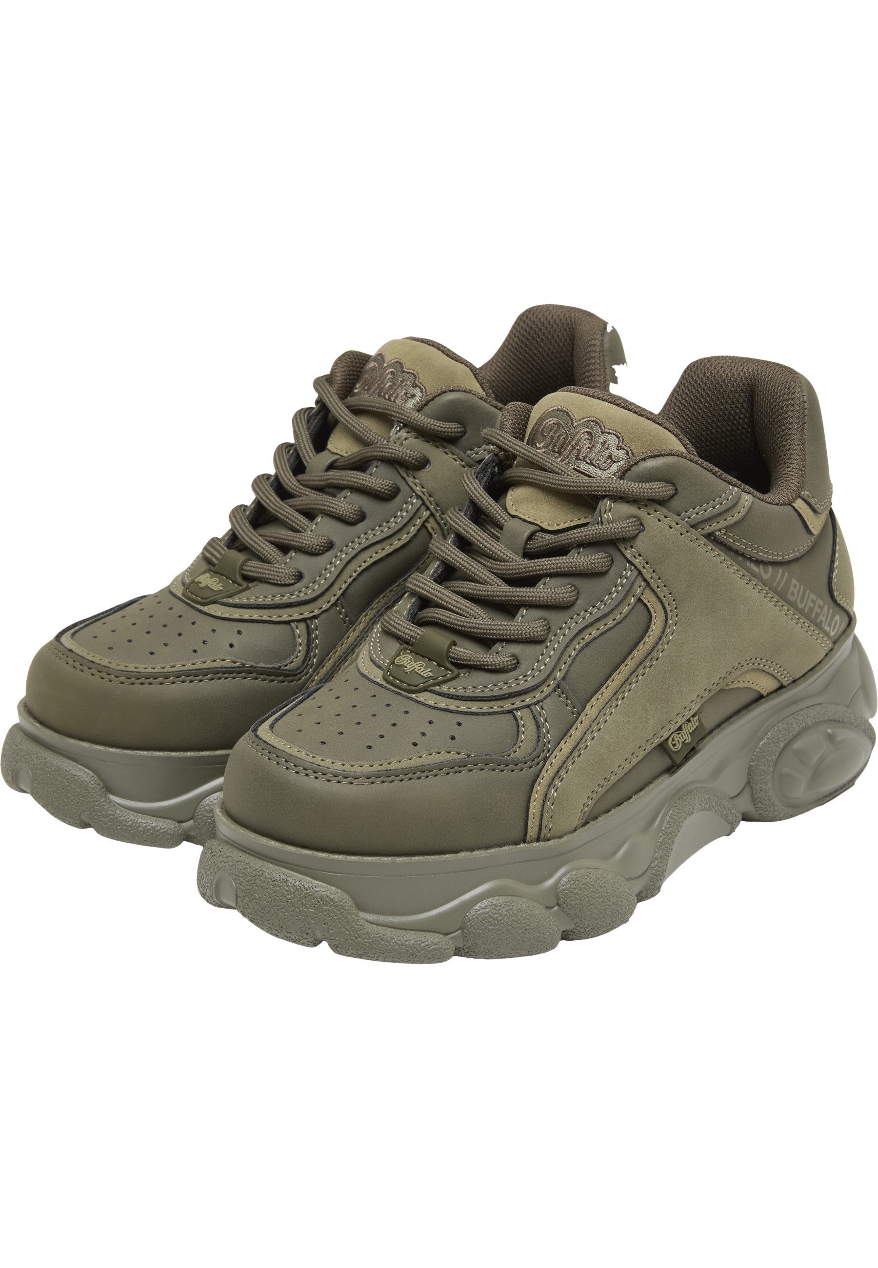 Buffalo CLD ECHO - VEGAN NUBUCK - KHAKI Trainingsschuh