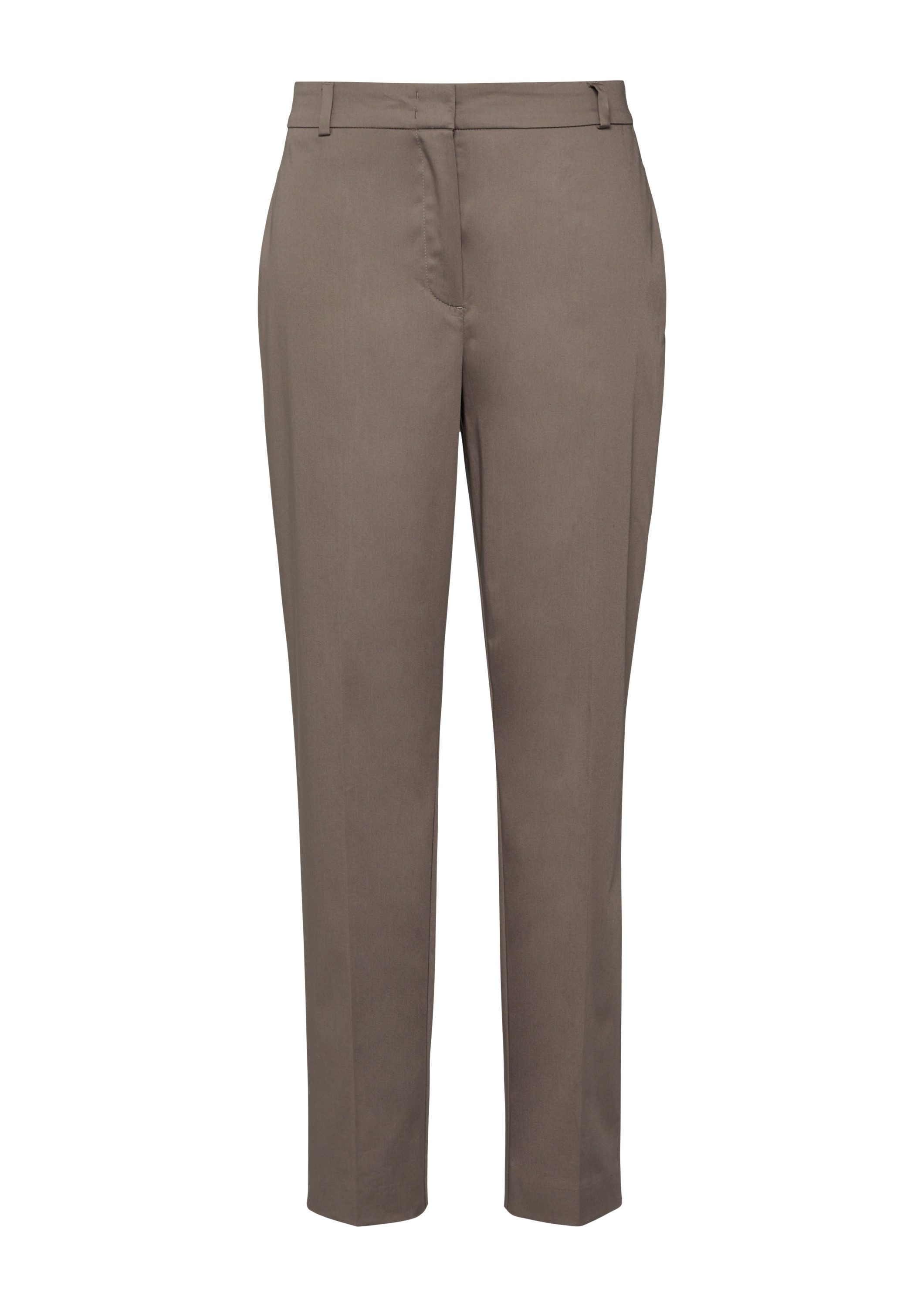 comma 7/8-Hose Hose Business-Hose im Slim Fit aus Baumwollstretch