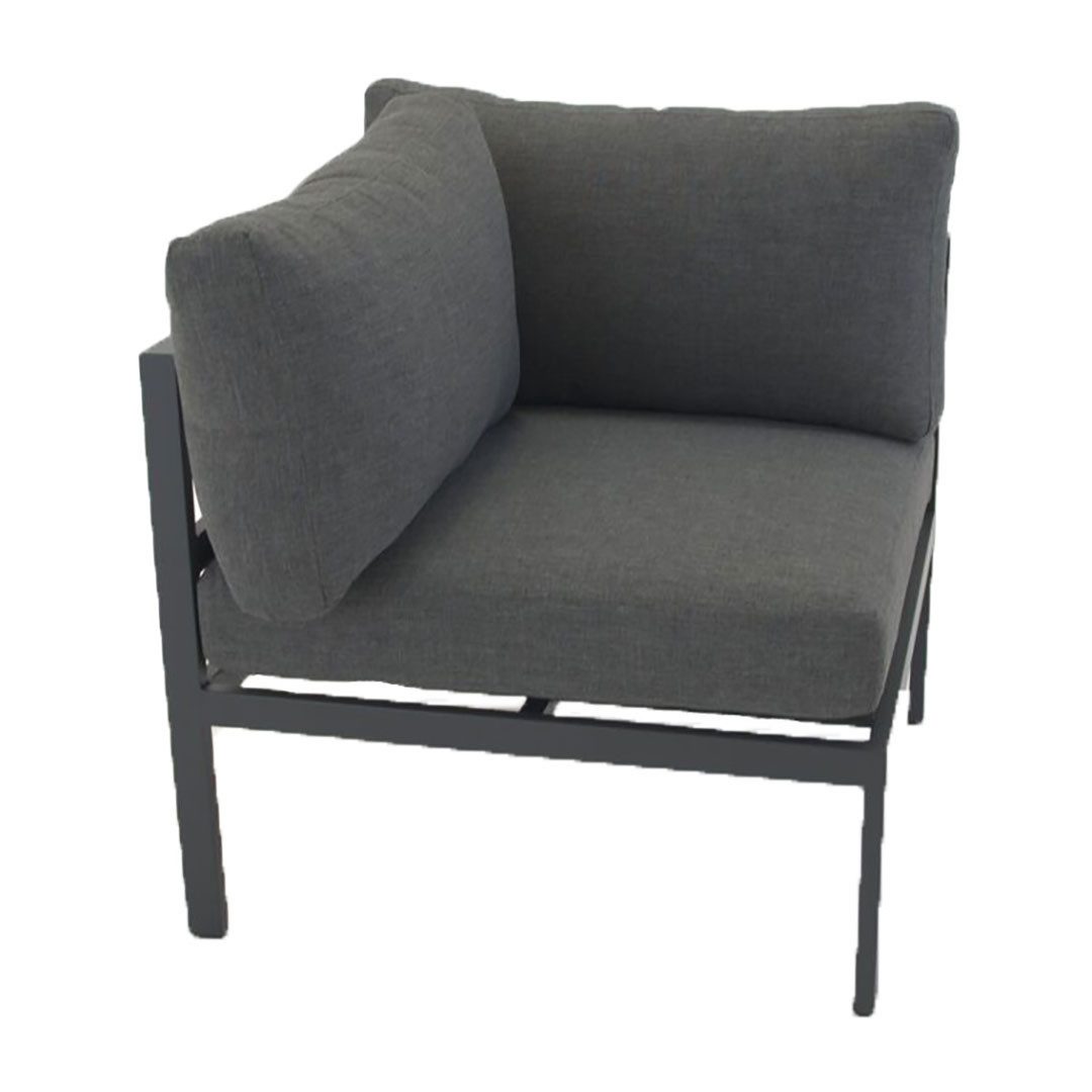 Gartenlounge-Set Copacabana Gartensofa Eckteil grau.