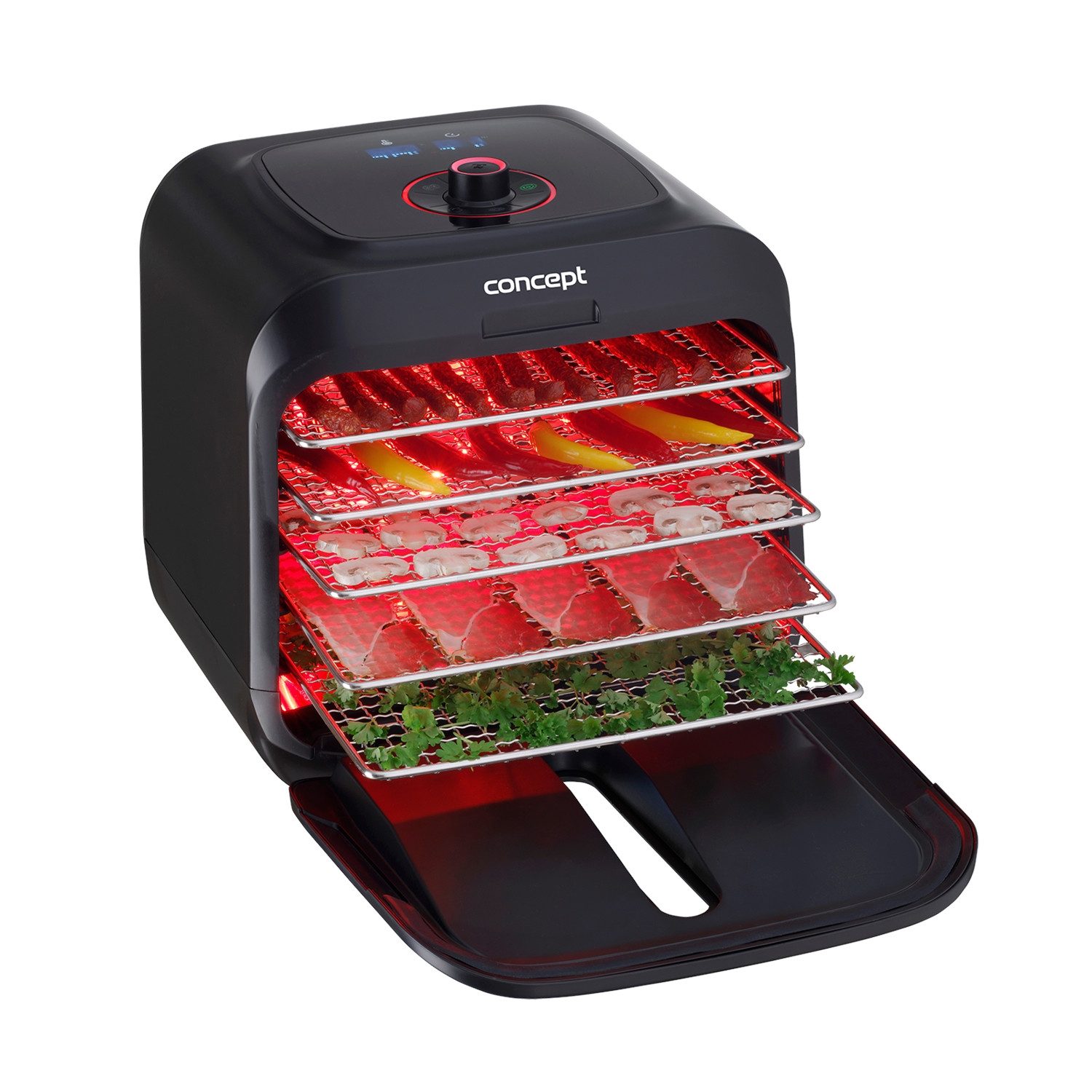Concept Dörrautomat SO4000 Infra 500W Lebensmitteltrockner 500 W, Obst, Gemüse, Fleisch, Joghurt, Sterilisation (Reinigung)