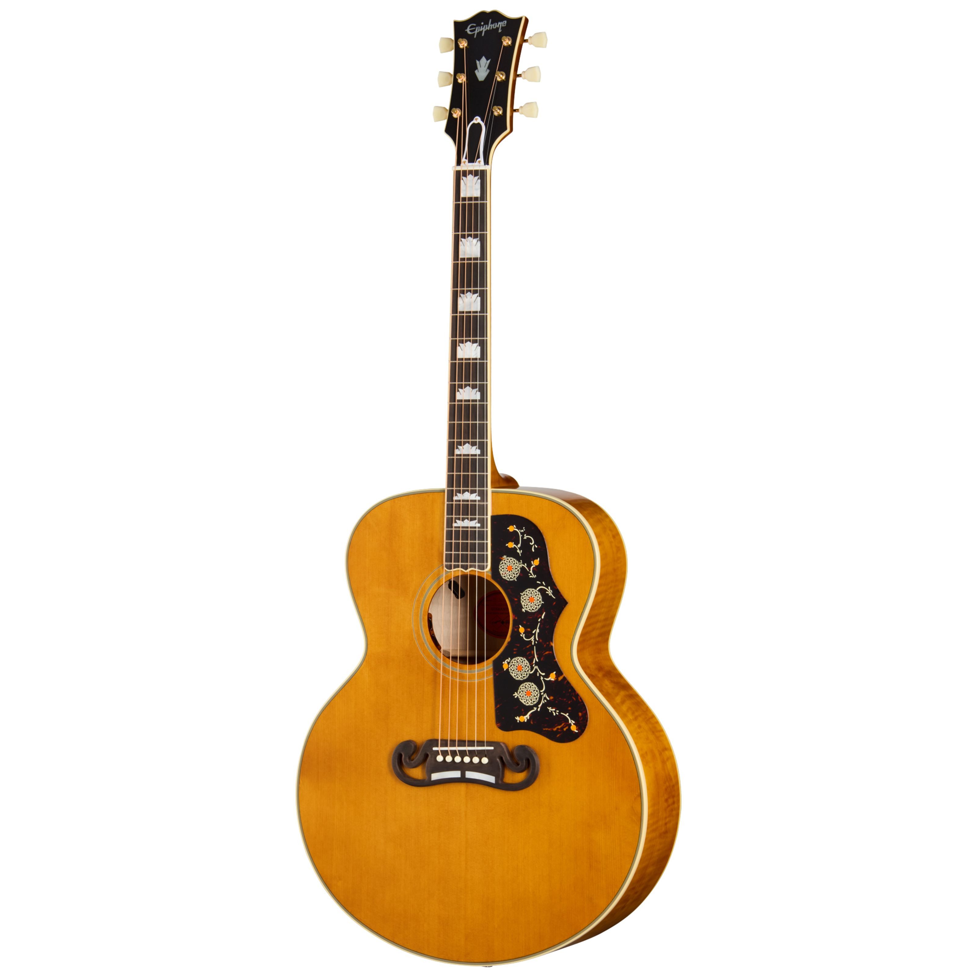 Epiphone Westerngitarre, Westerngitarren, Jumbo Gitarren, 1957 SJ-200 Reissue Antique Natural - Westerngitarre