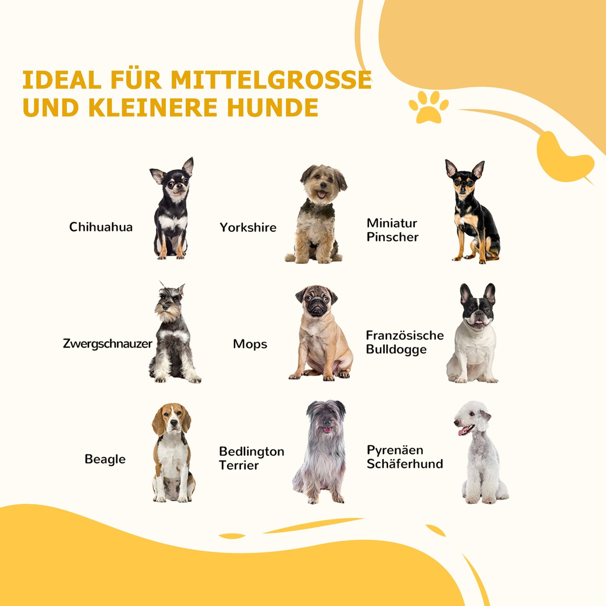 MC Star Absperrgitter Hunde Absperrgitter Türschutzgitter klappbar Hundegitter, (Ständer 3 Platten Treppenschutzgitter Weiß 154x30x80cm)