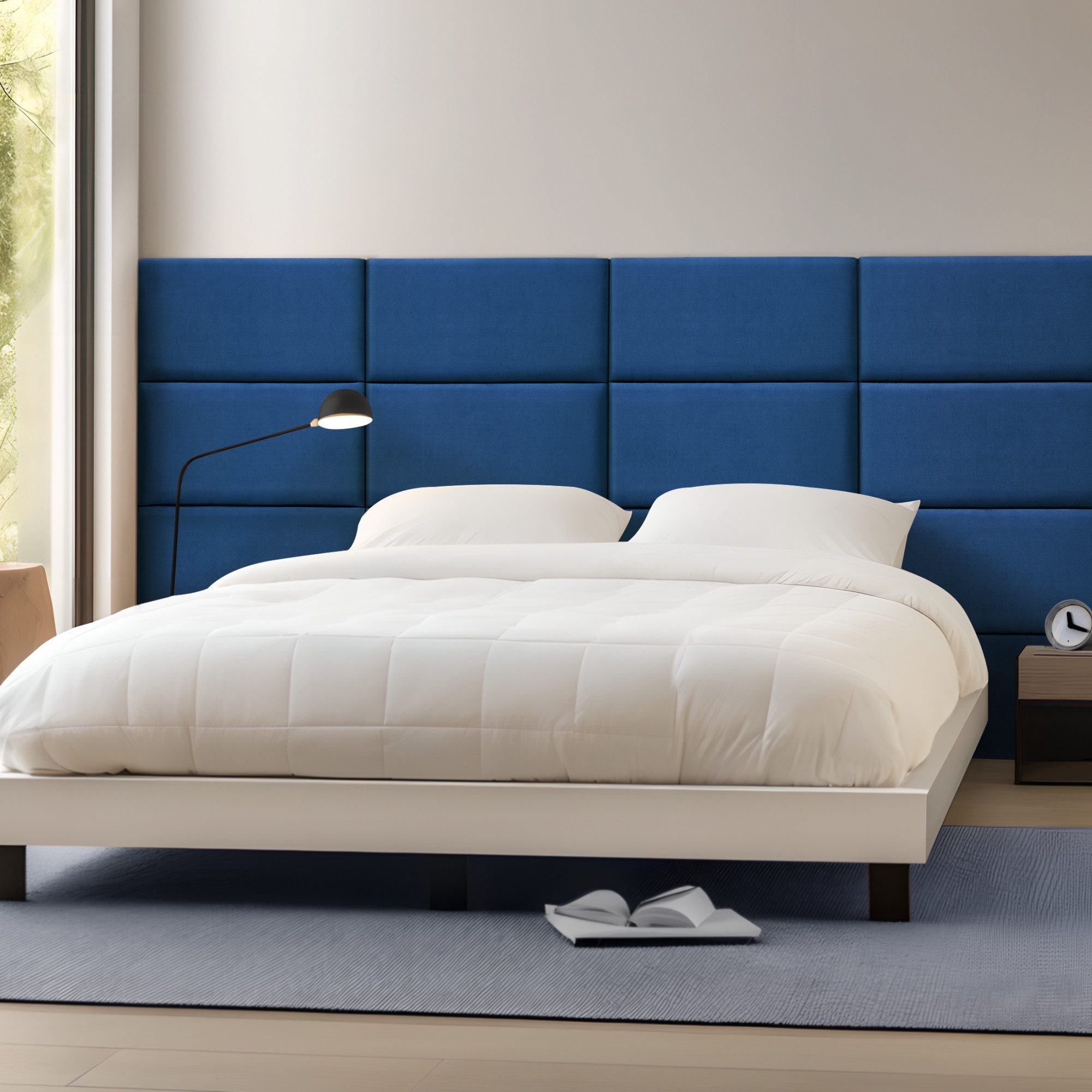 neu.haus Wandpolster, (Set, 3 Stück), »Carpino« Wandkissen Samt 60 x 30 cm günstig online kaufen