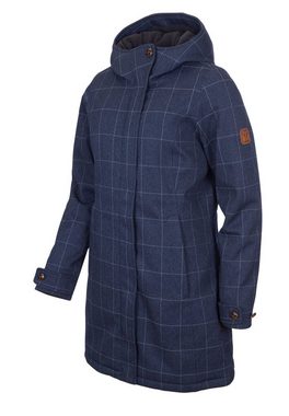 Elkline Winterjacke Checkmate Elegant wasserdicht tailliert Karo in Wolloptik