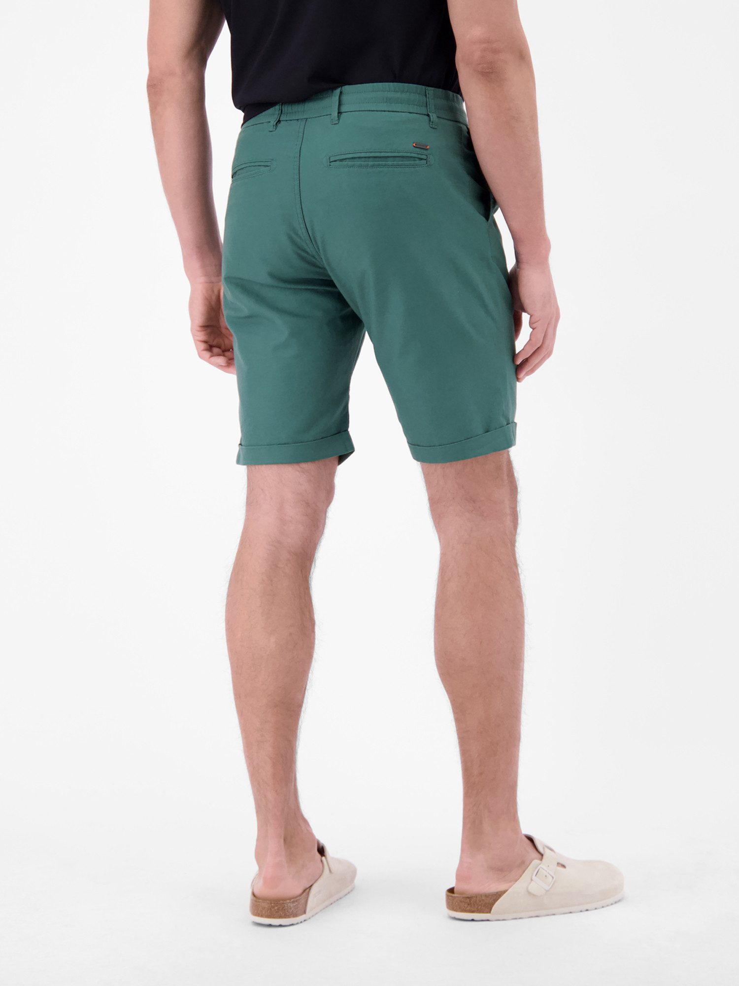 LERROS Chinoshorts Chino-Shorts aus Baumwoll-Leinen-Mischgewebe Chino Hose Herren kurz, Tunnelzugbund und Gürtelschlaufen, 4 Taschen