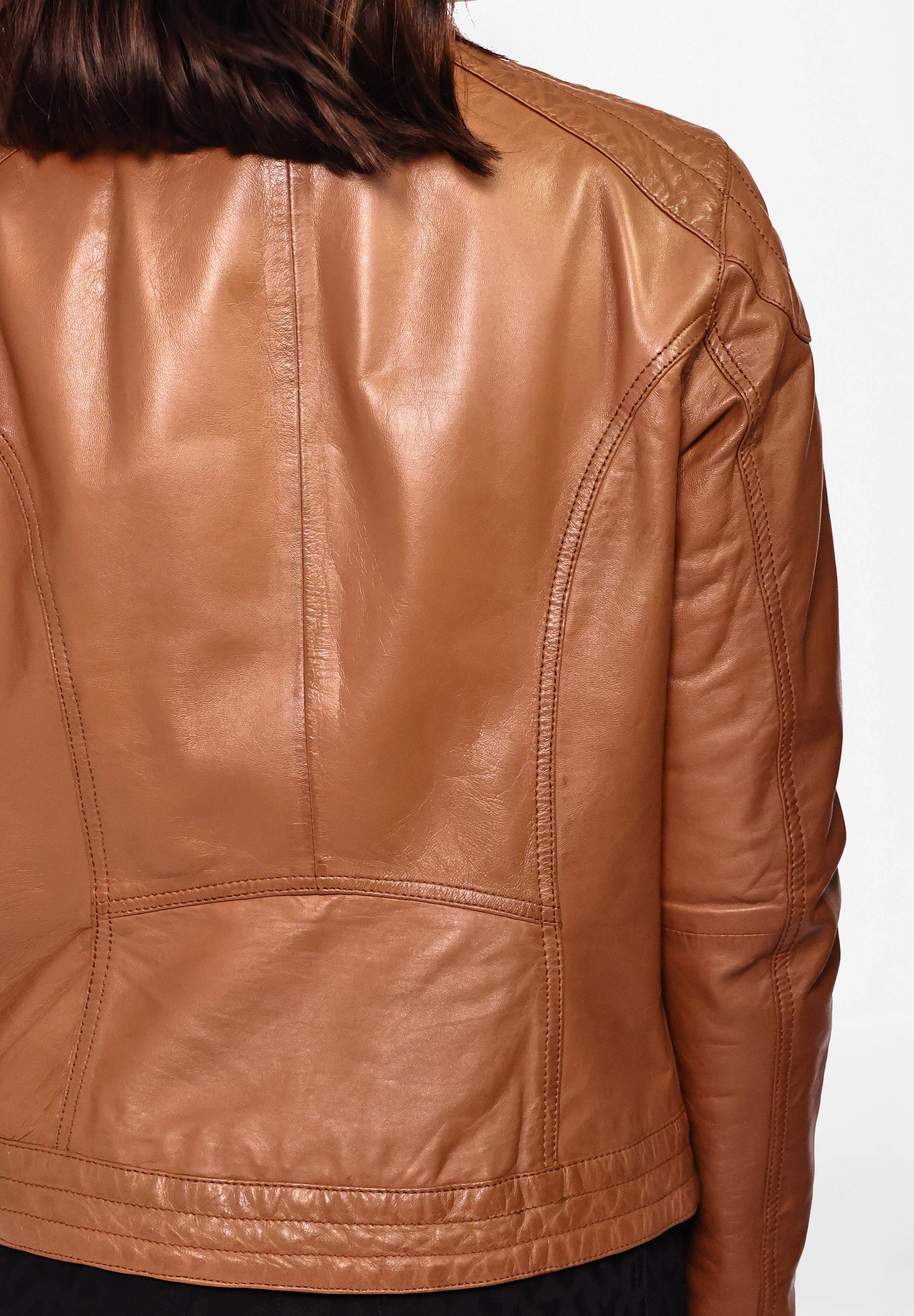 cognac Lederjacke Maze 4202143