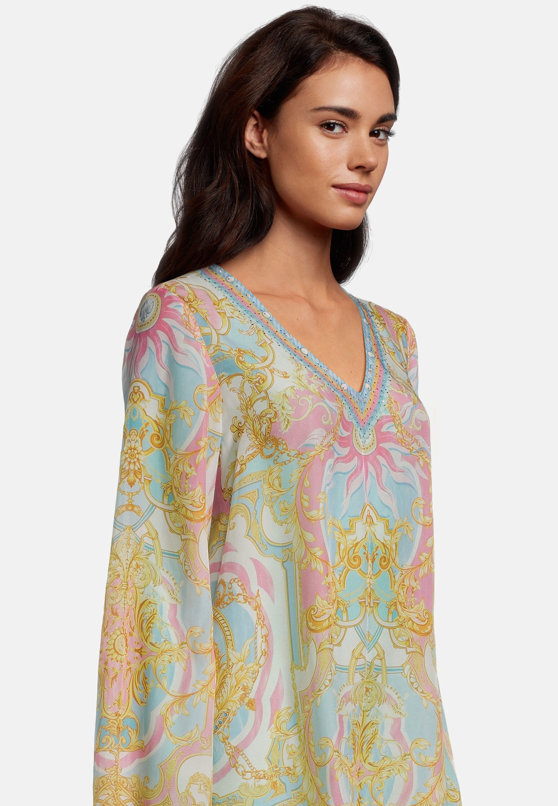 Princess goes Hollywood Langarmbluse aus Seide