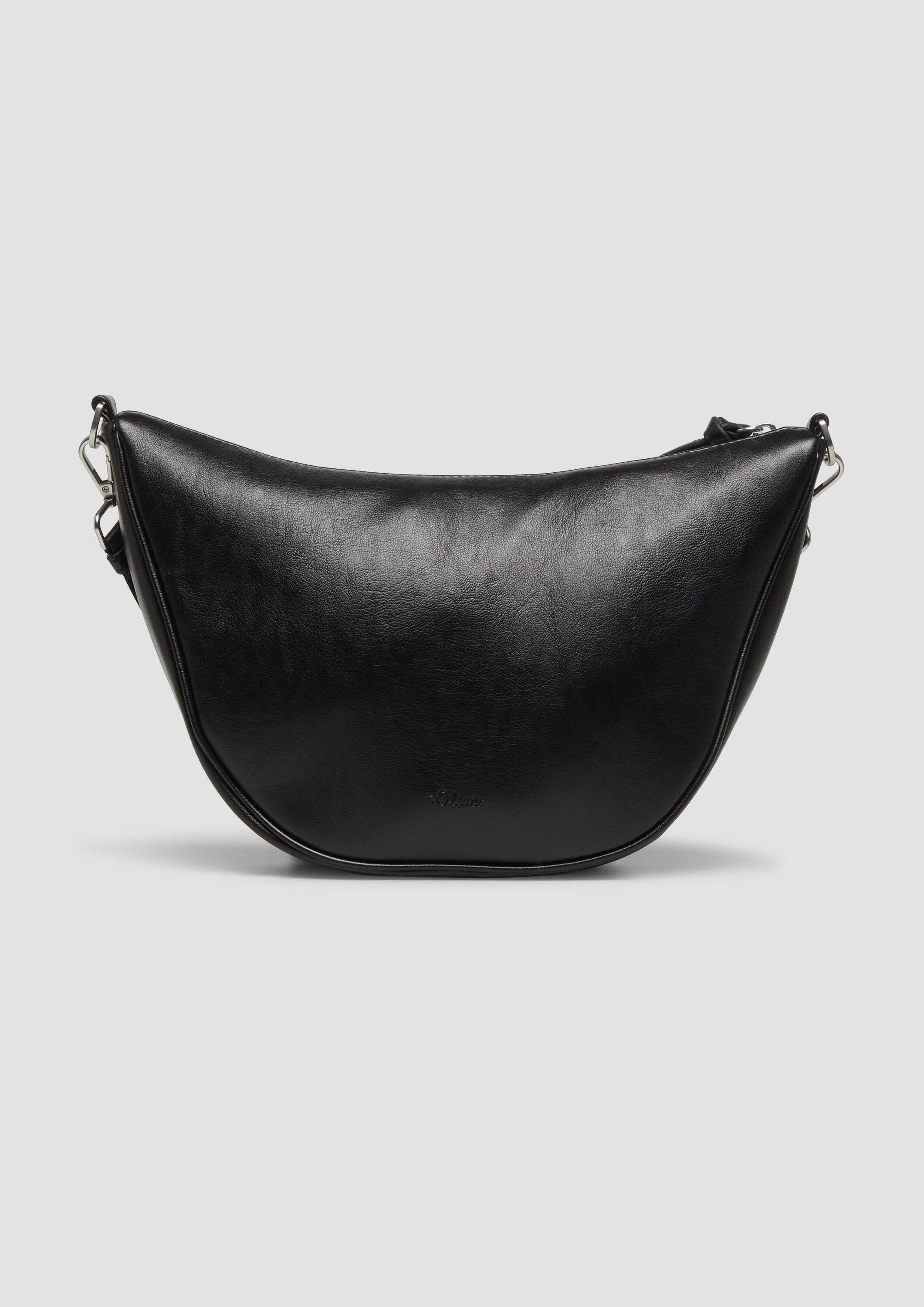 s.Oliver Schultertasche Tasche, Crossbody-Bag in Leder-Optik mit abnehmbarem Schultergurt