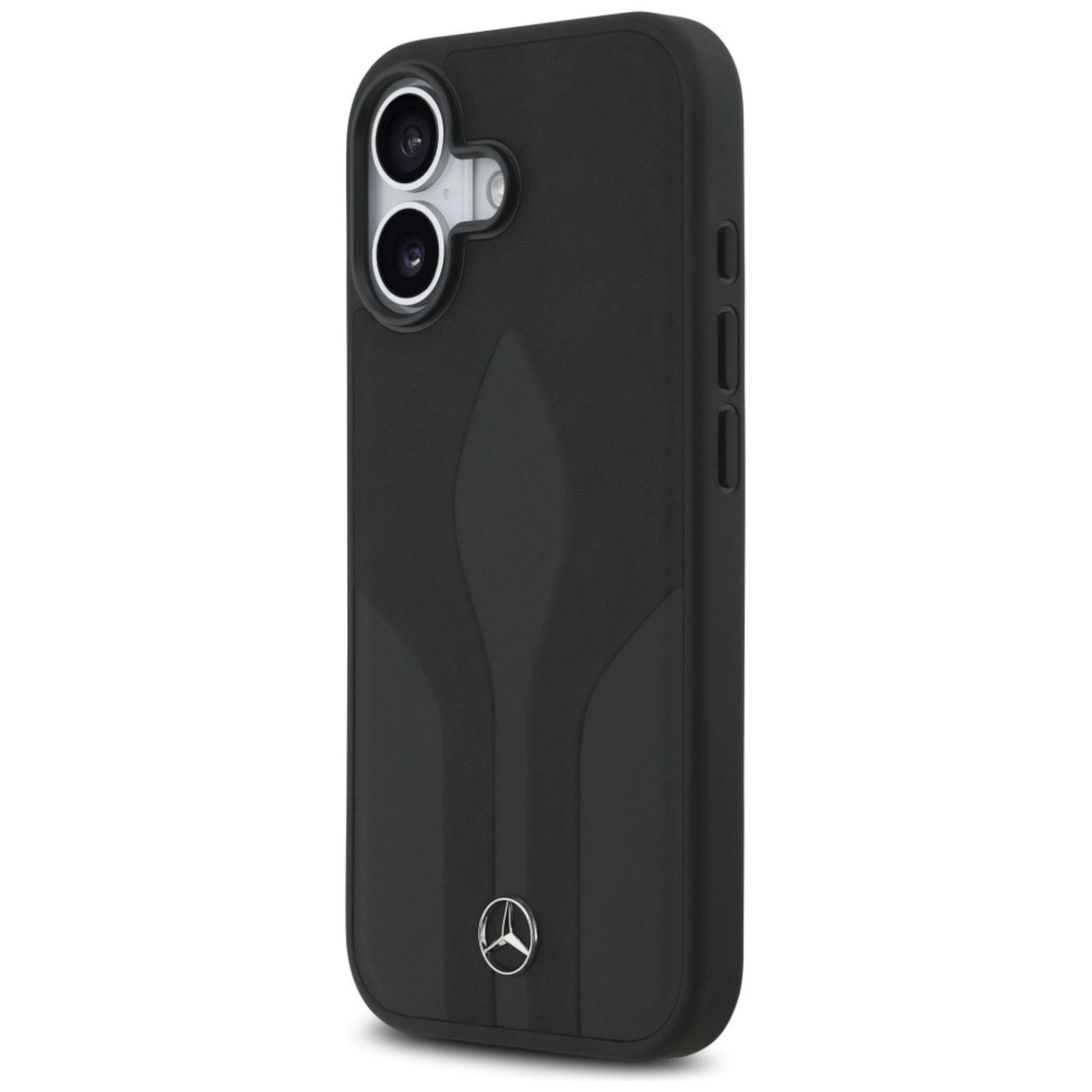 Mercedes Smartphone-Hülle Mercedes Apple Leather The Move MagSafe iPhone 17 Schutzhülle Schwarz