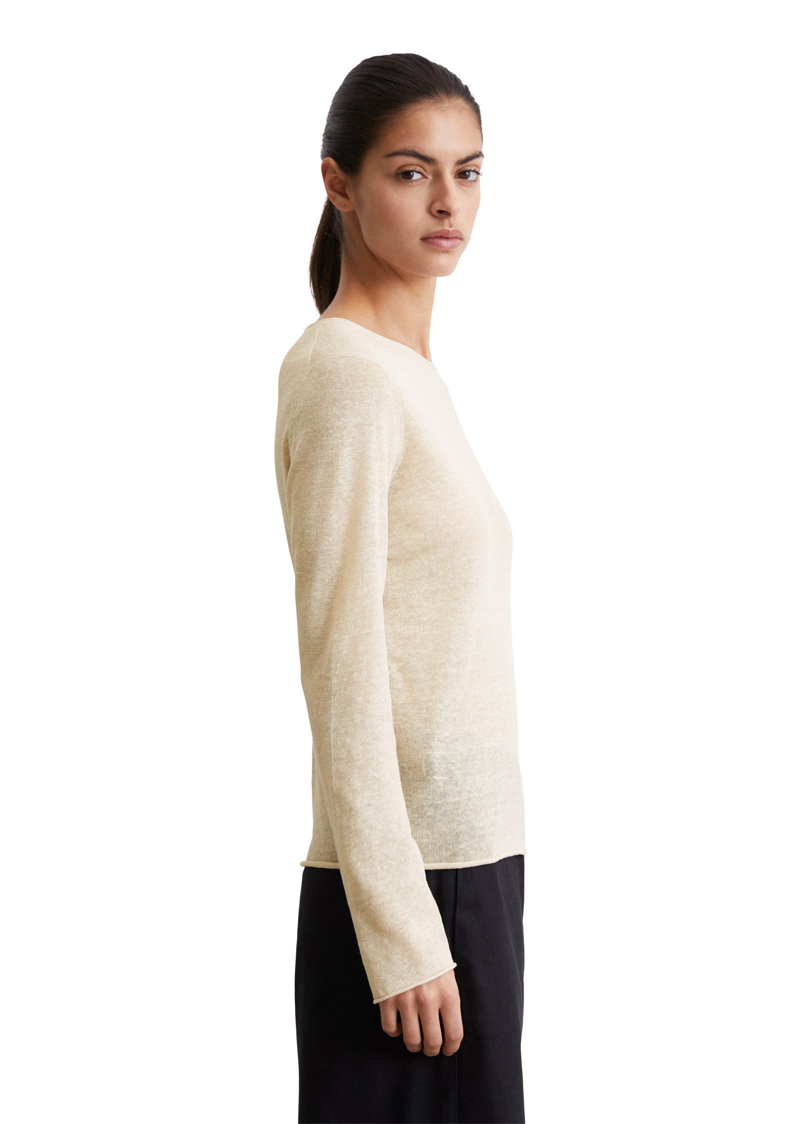 Marc O'Polo Strickpullover aus reinem Leinen günstig online kaufen