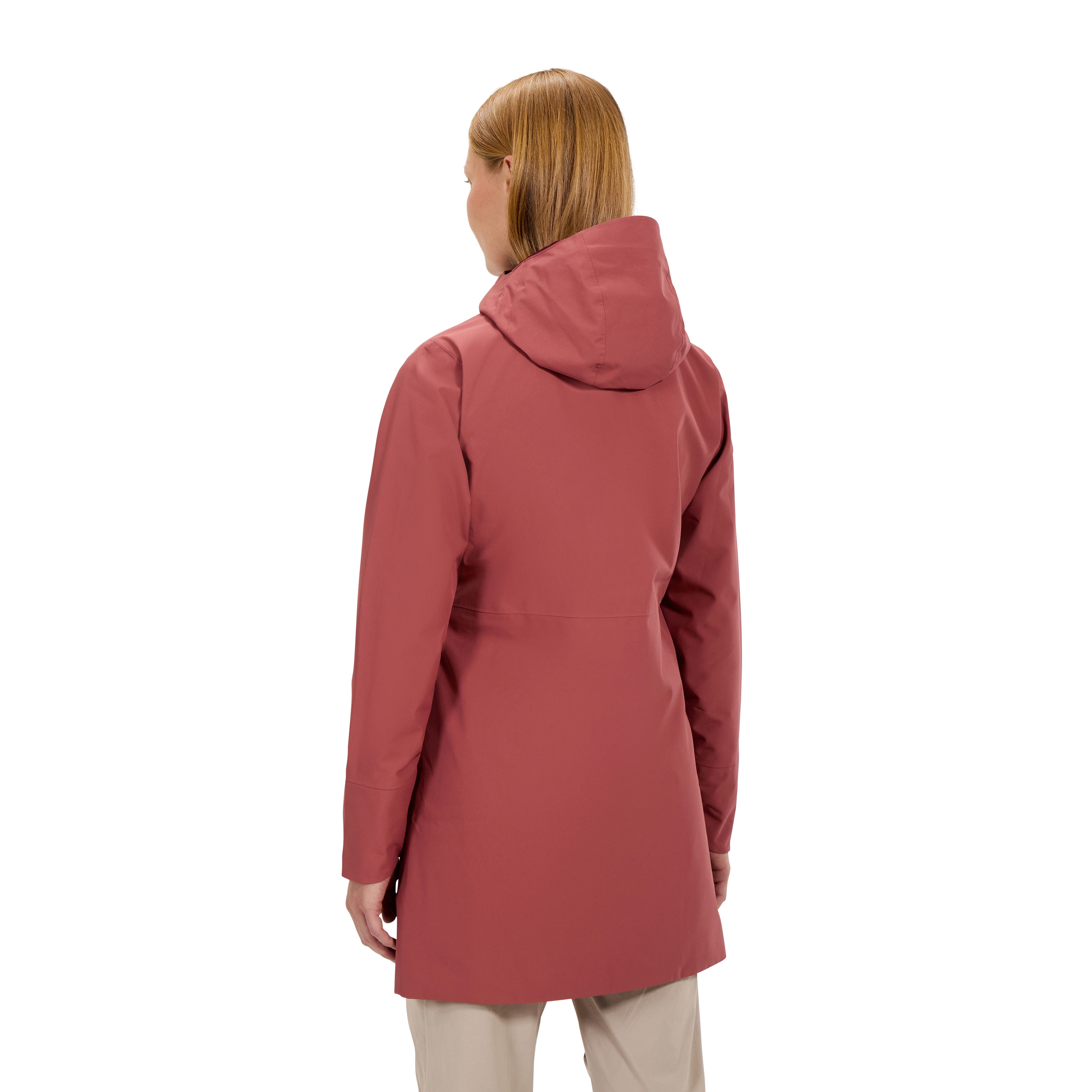 Berghaus Softshelljacke OMEARA LONG SHELL JKT AF sportlicher Stil, mit verstellbarer Kapuze, atmungsaktiv