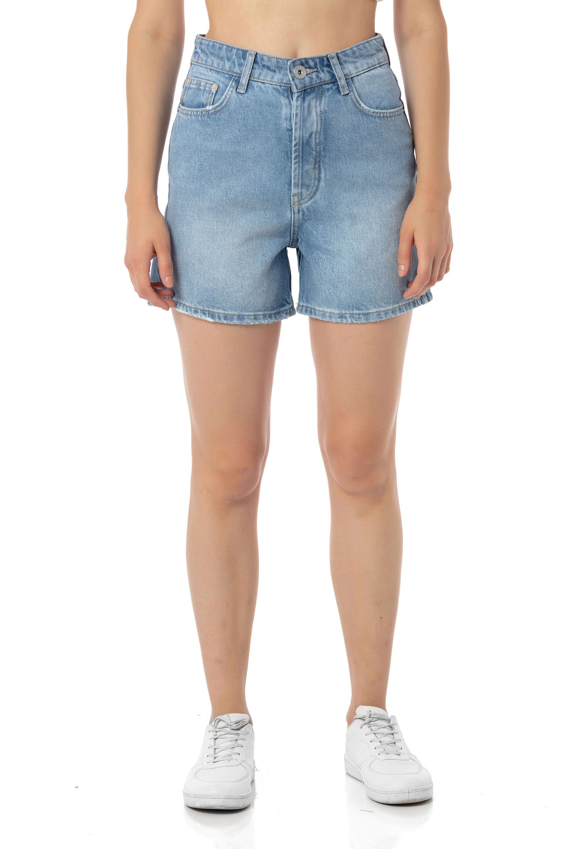 5-Pocket-Style klassischem Willenhall RedBridge hellblau mit Shorts