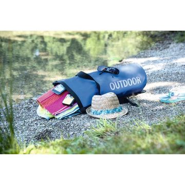 Hama Campinghocker Hama Outdoor-Tasche 2L Sack Plane Schwarz, Wasserdicht Beutel Packsack Sport Fahrrad Camping Wassersport etc