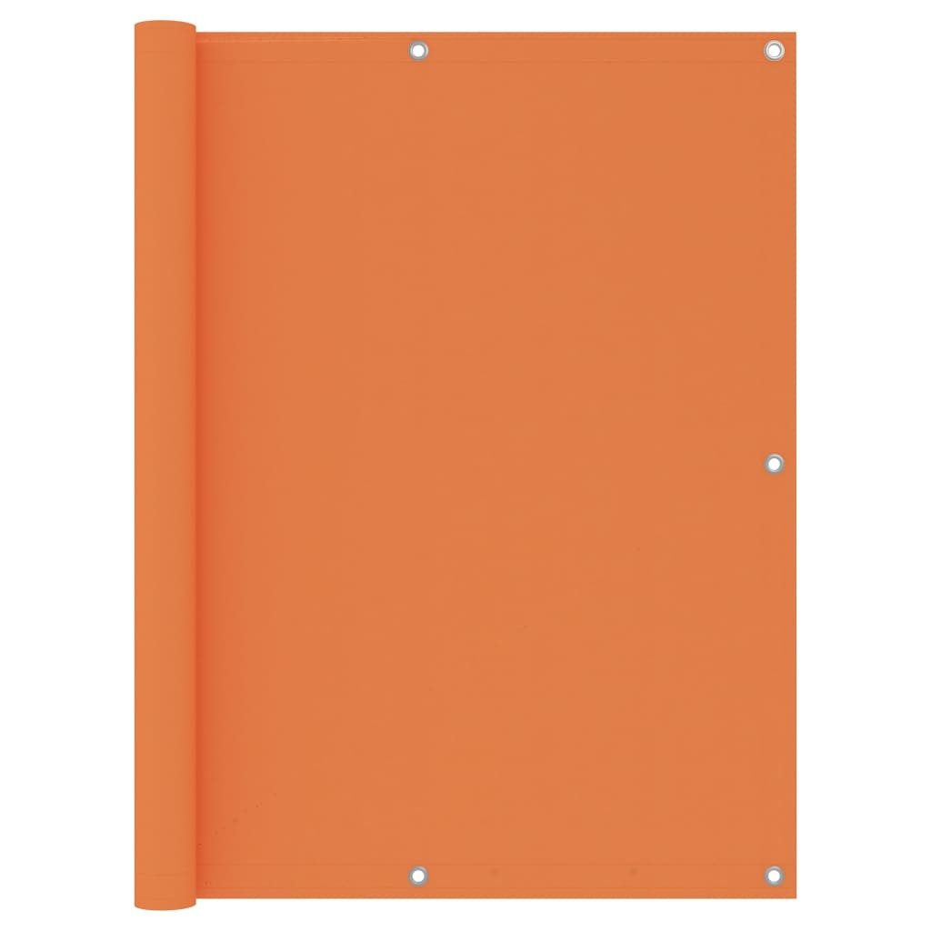 furnicato Balkonsichtschutz Balkon-Sichtschutz Orange 120x500 cm günstig online kaufen