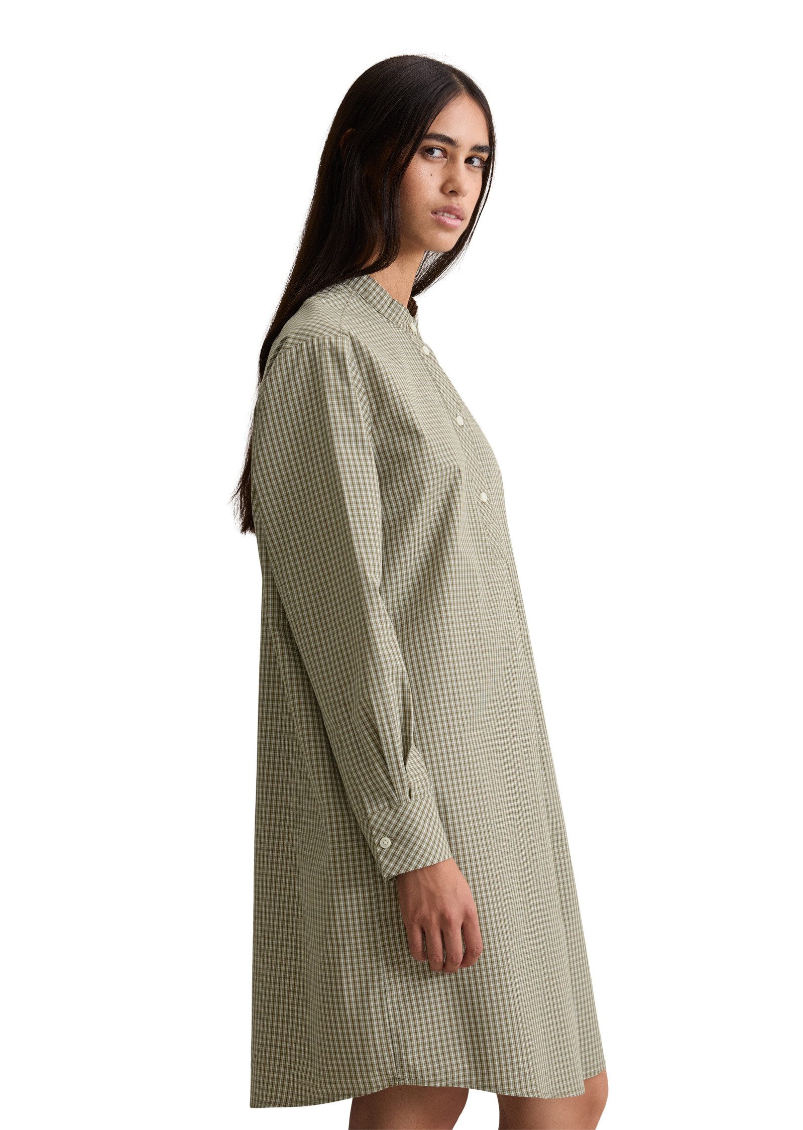 Marc O'Polo DENIM Hemdblusenkleid aus Papertouch-Popeline günstig online kaufen