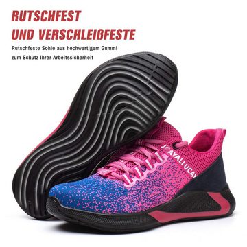 Home & Joy Sicherheitsschuh (durchtrittsicher, antistatisch, bequem, leicht, rutschfest, atmungsaktiv) S1 / S1P Stahlkappenschuhe Arbeitsschuhe Berufsschuhe sportlich