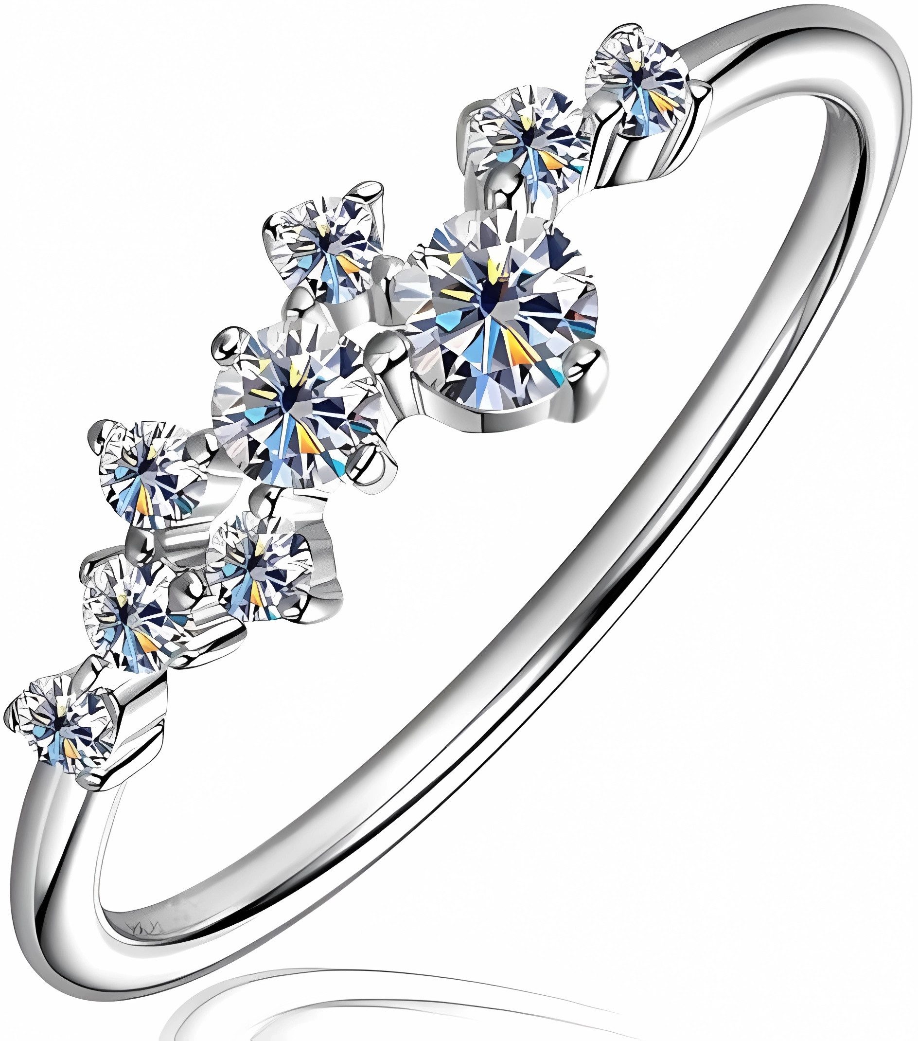 Jumpeak Diamantring Diamond Ring for Women,Ring günstig online kaufen