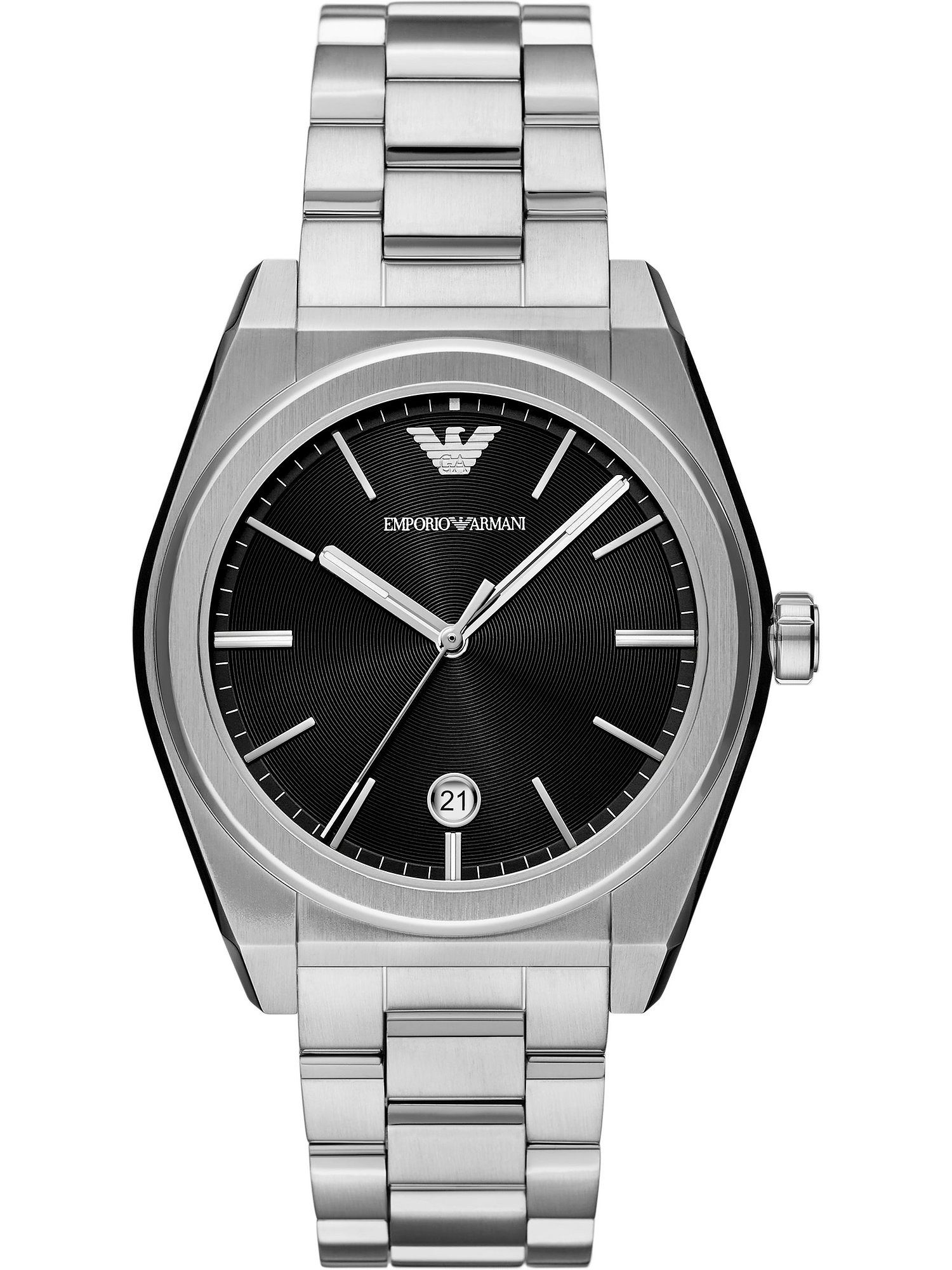 Emporio Armani Quarzuhr Emporio Armani Herren-Uhren Analog Quarz günstig online kaufen