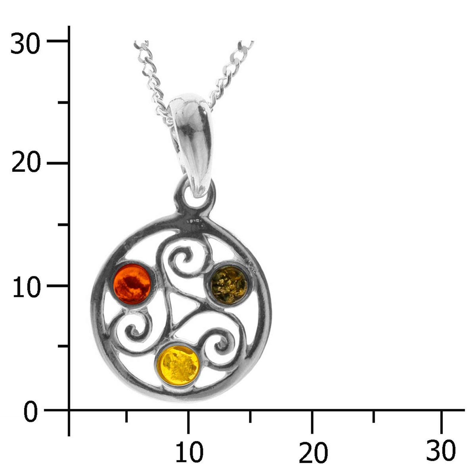 OSTSEE-SCHMUCK Kette mit Anhänger Ostsee-Schmuck Kette mit Anhänger Keltisc günstig online kaufen