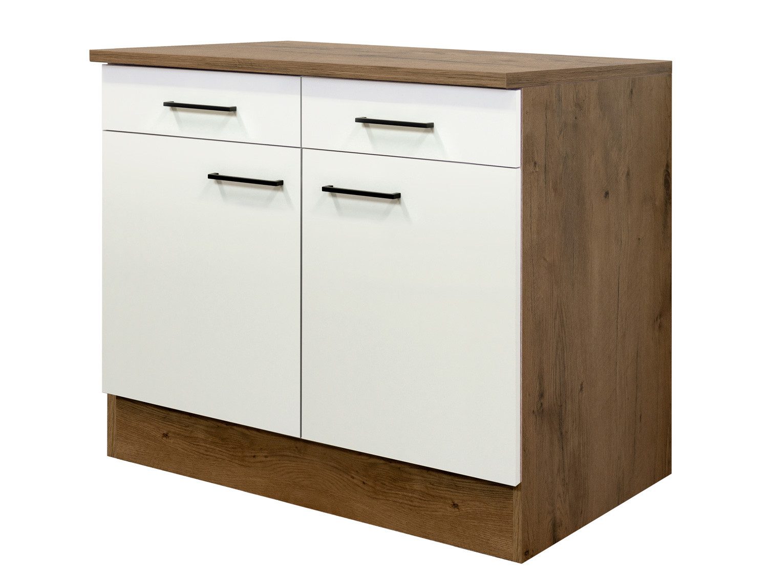 Flex-Well Unterschrank Küchenunterschrank - 100 cm günstig online kaufen