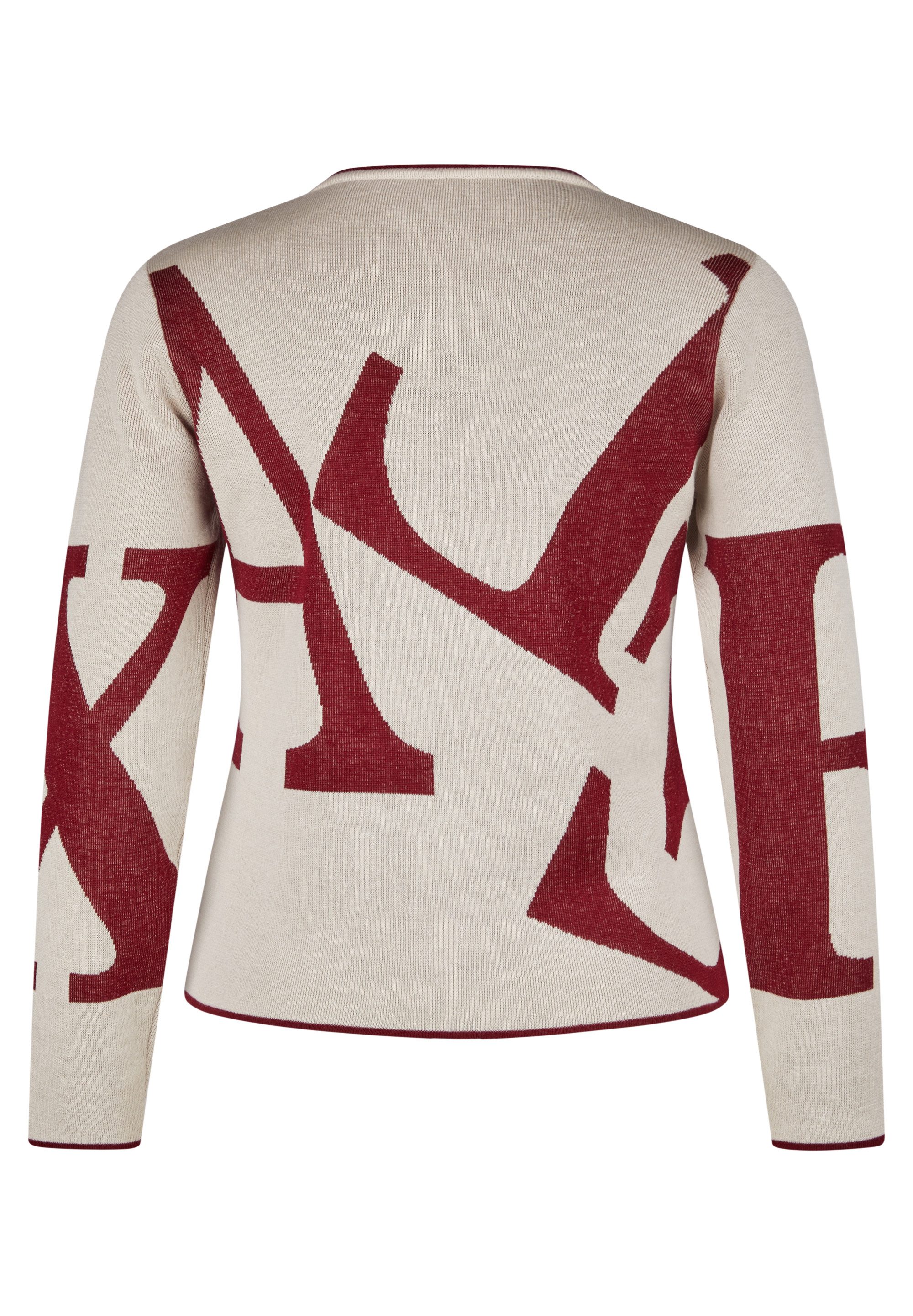 Rabe Strickpullover mit grafischem Muster günstig online kaufen