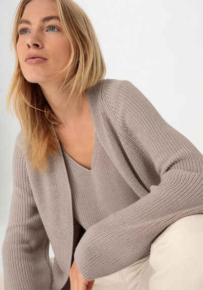 Hessnatur Strickjacke Regular aus reiner Bio-Baumwolle (1-tlg)