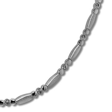 SilberDream Silberkette SDK4902WX SilberDream Damen Halskette Silber (Halskette), Halsketten (Elegant) ca. 45cm, 925 Sterling Silber, Farbe: weiß
