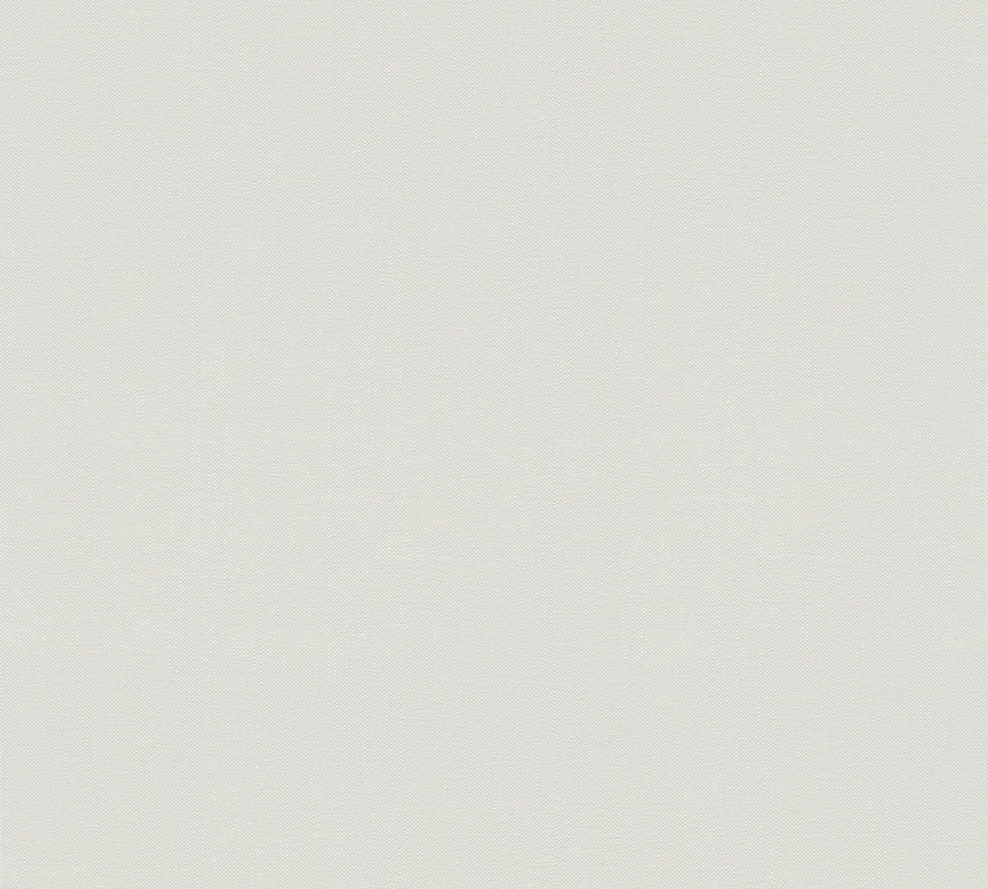 A.S. Création Vliestapete Weiß,Altweiß Einfarbig, matt, Greige strukturiert, Strukturiert Uni-Tapete (1 Terra Tapete St)