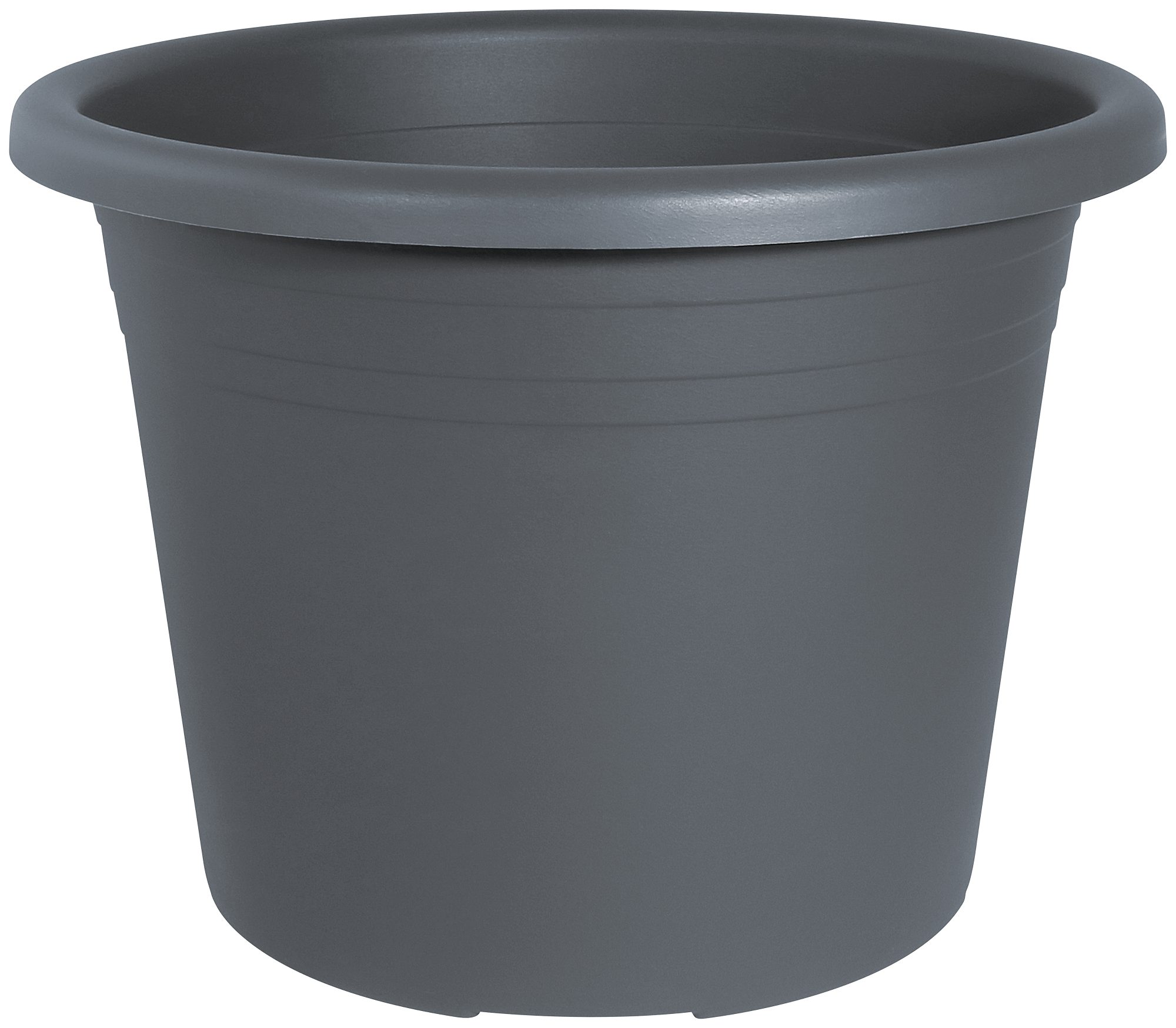Geli Pflanzkübel Cylindro Blumentopf Anthrazit – Ø50cm Kunststoff Pflanztopf 42L