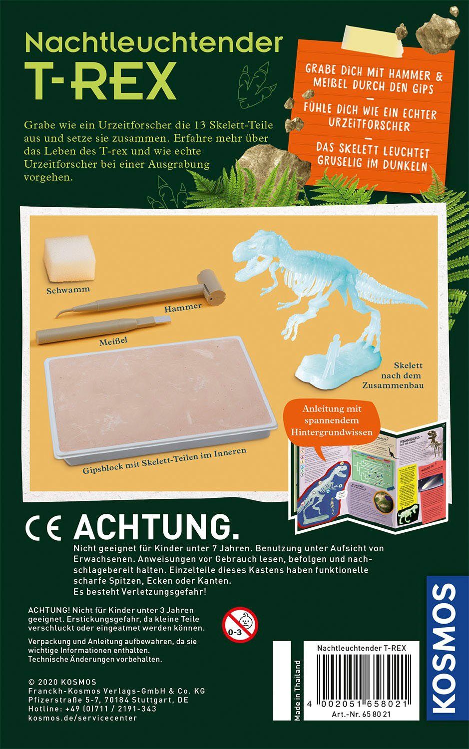 Kosmos Experimentierkasten Nachtleuchtender T-REX