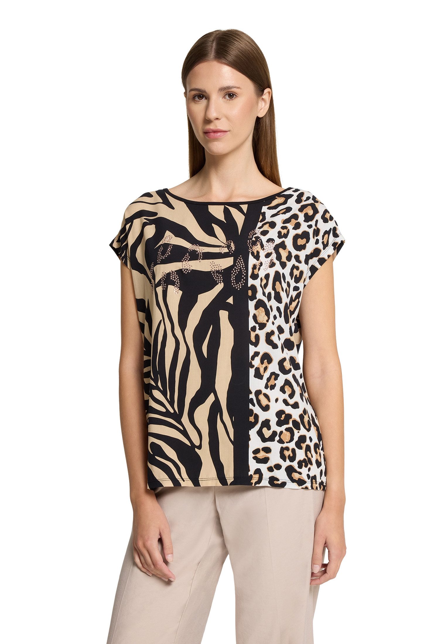 Kurzarmshirt Betty Barclay Damen Casual-Shirt mit Aufdruck