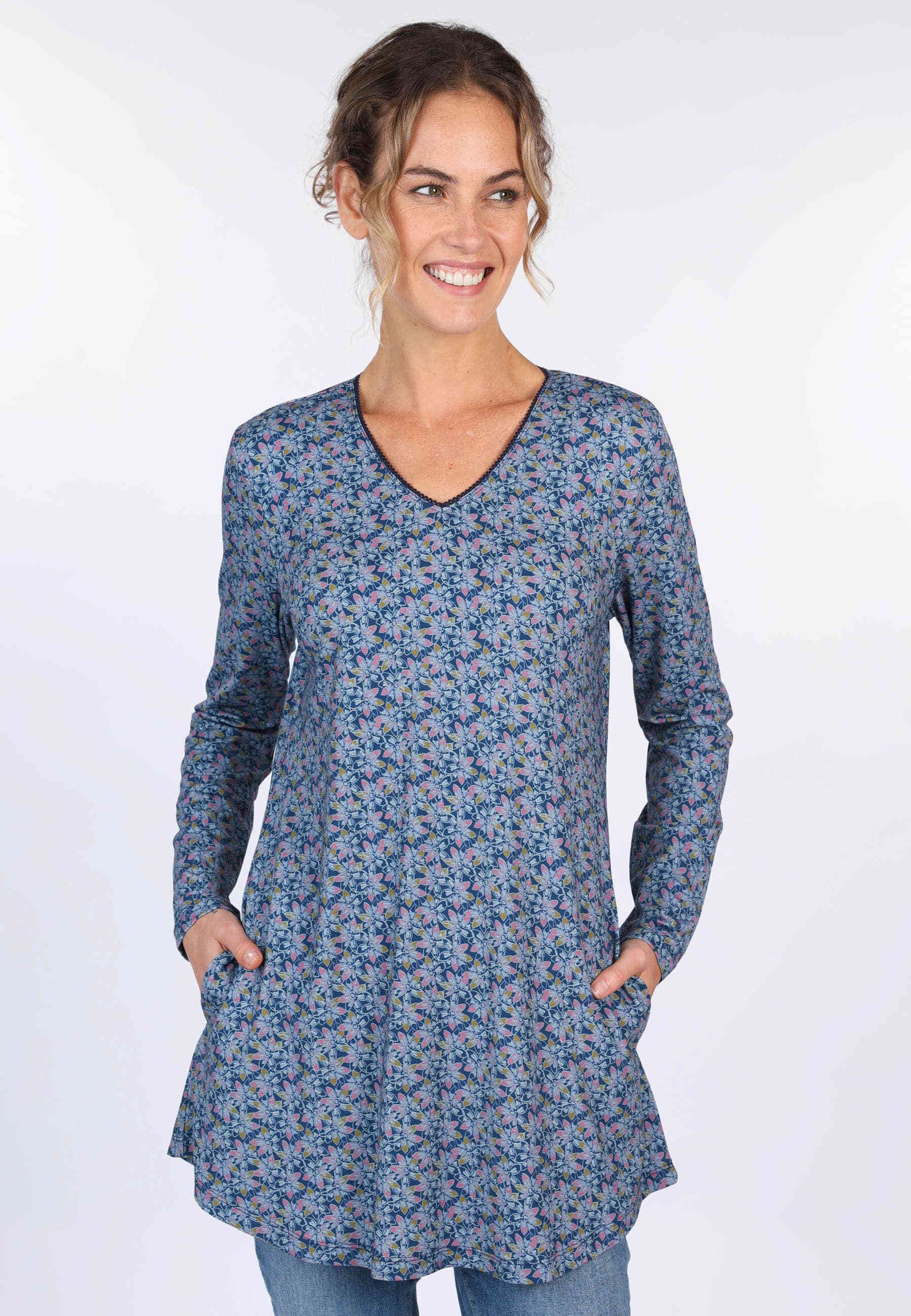 Sorgenfri Sylt Tunika Dunjusta Spitzendetails günstig online kaufen